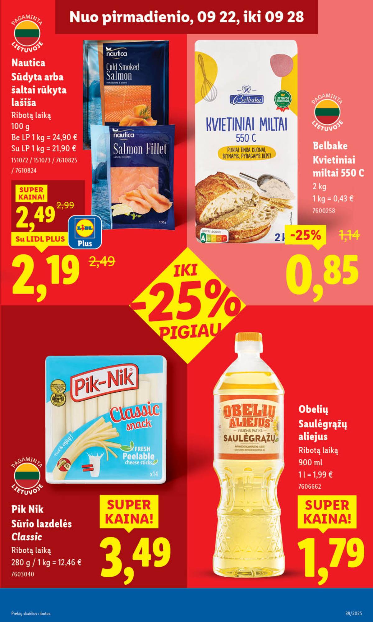 Lidl - LIDL SAVAITĖS Maisto prekių akcijų leidinys 23 puslapis