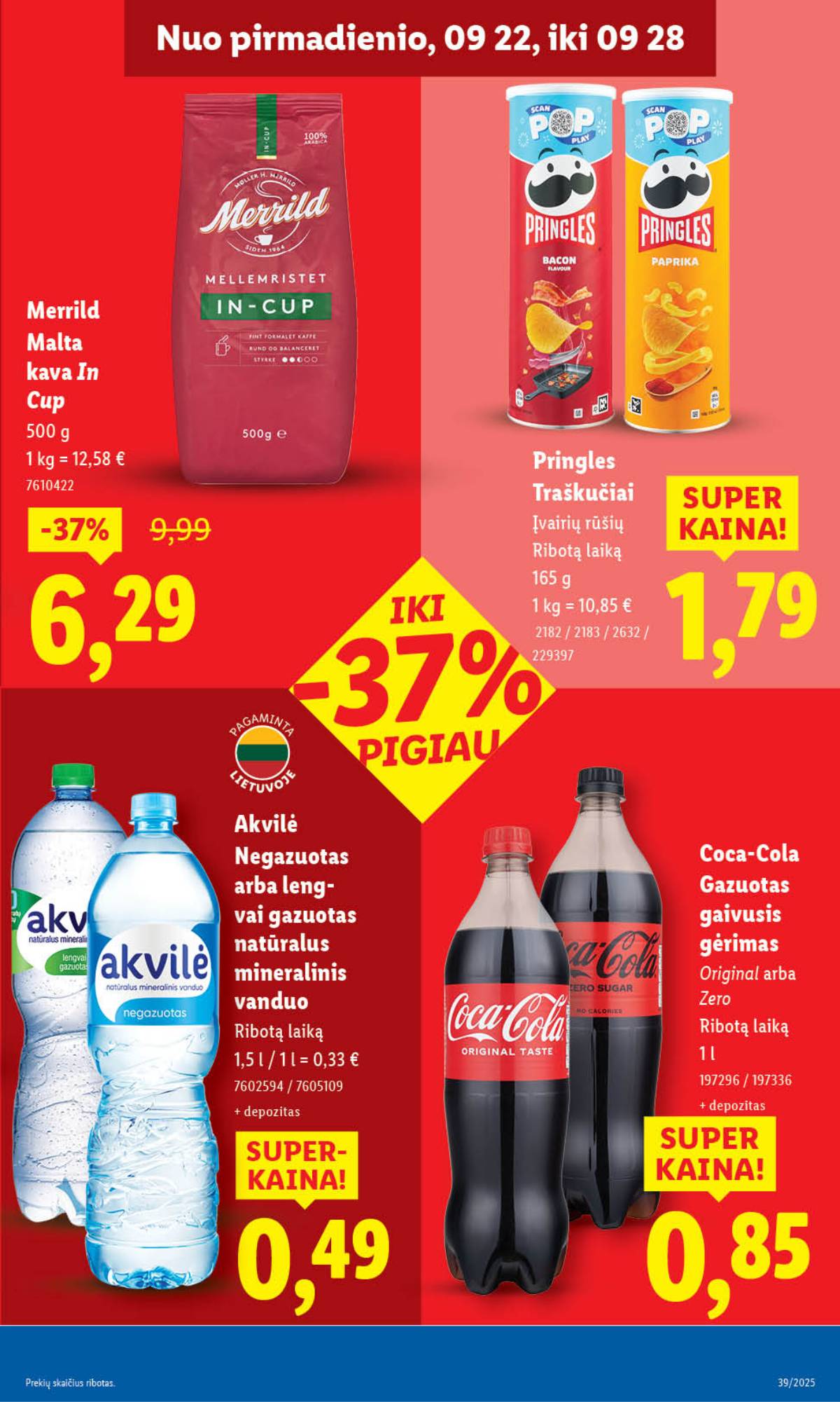 Lidl - LIDL SAVAITĖS Maisto prekių akcijų leidinys 25 puslapis