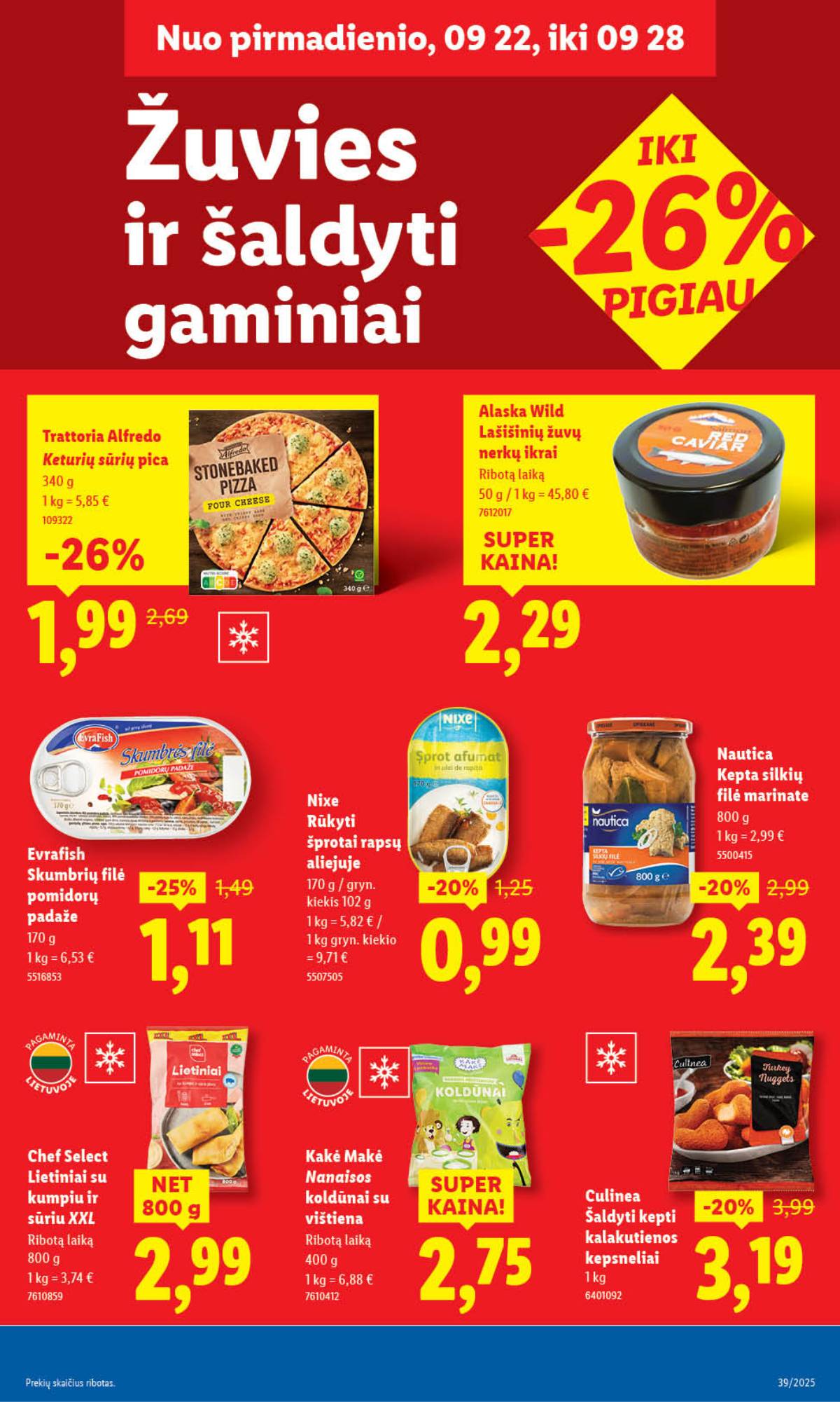 Lidl - LIDL SAVAITĖS Maisto prekių akcijų leidinys 27 puslapis