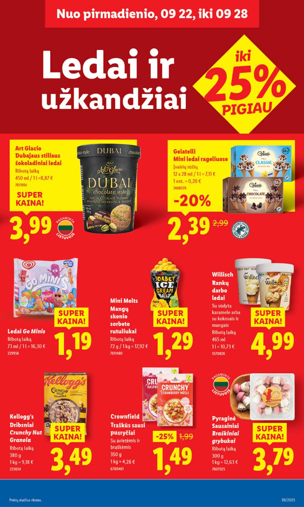 Lidl - LIDL SAVAITĖS Maisto prekių akcijų leidinys 33 puslapis
