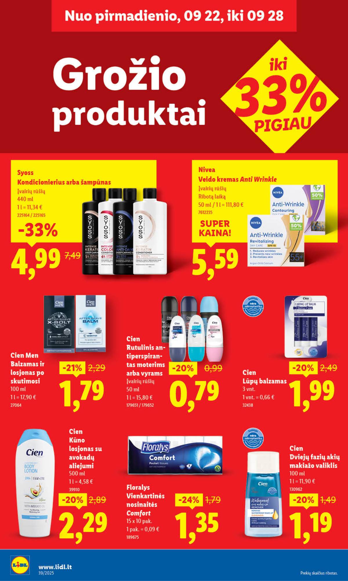 Lidl - LIDL SAVAITĖS Maisto prekių akcijų leidinys 36 puslapis