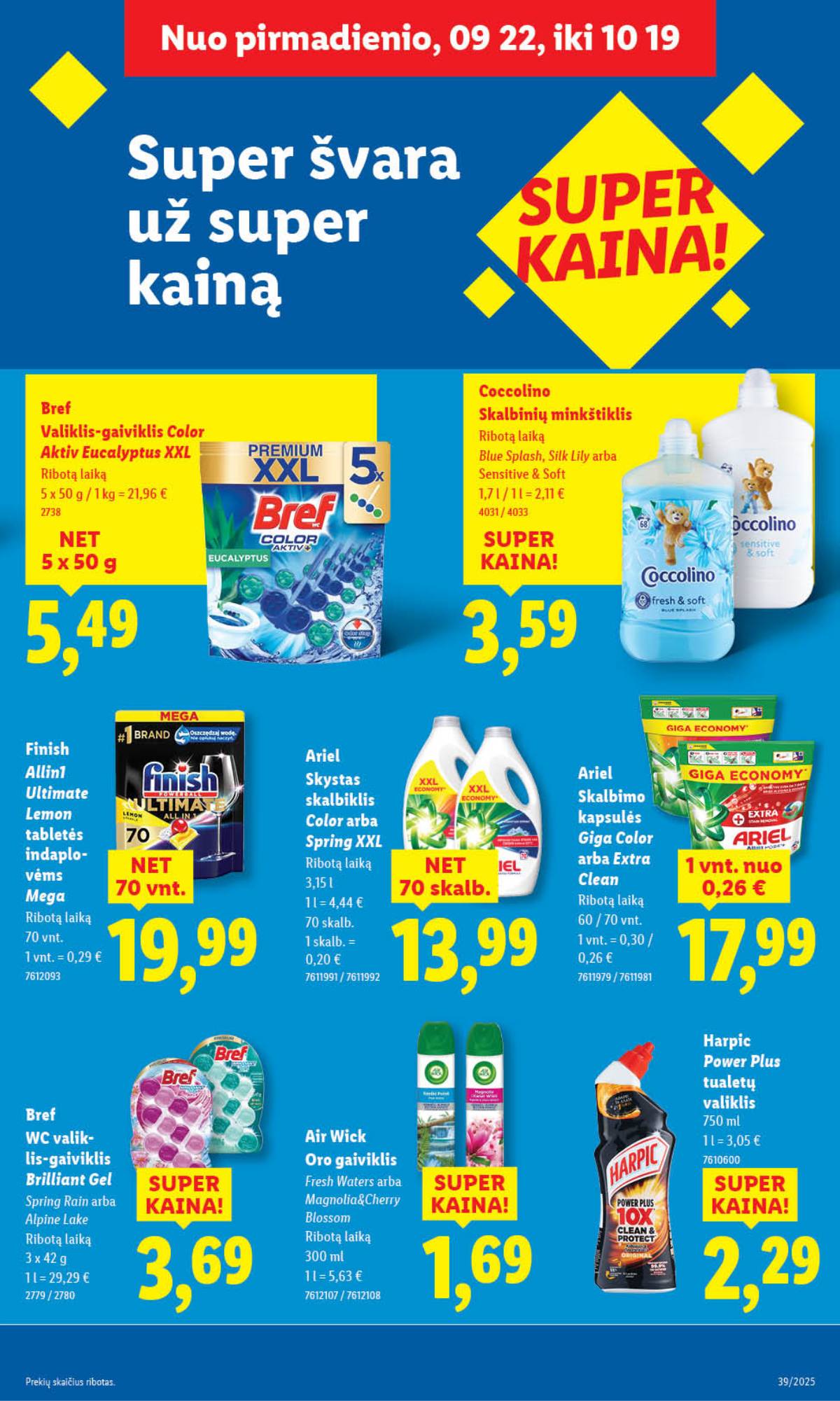 Lidl - LIDL SAVAITĖS Maisto prekių akcijų leidinys 37 puslapis