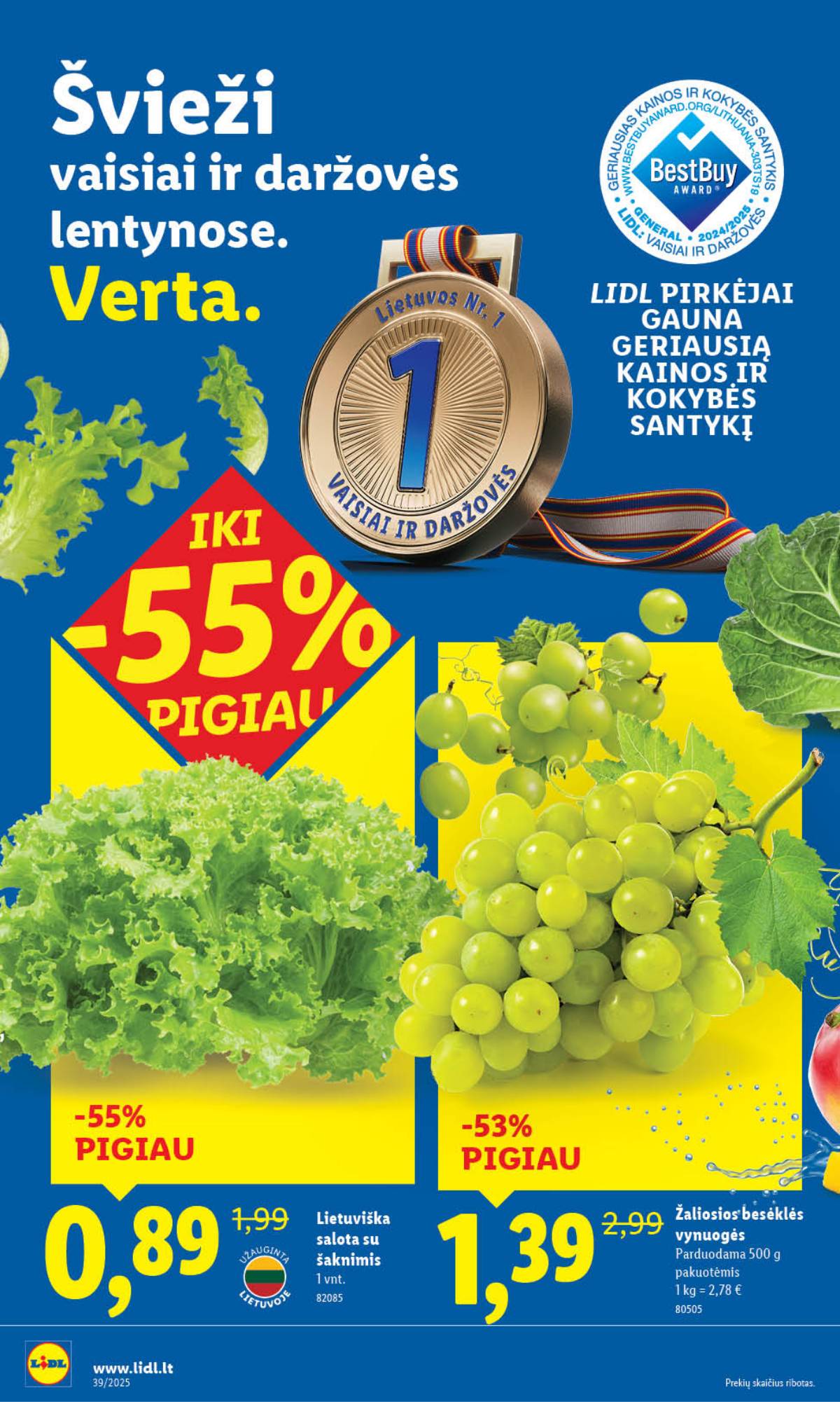 Lidl - LIDL SAVAITĖS Maisto prekių akcijų leidinys 4 puslapis
