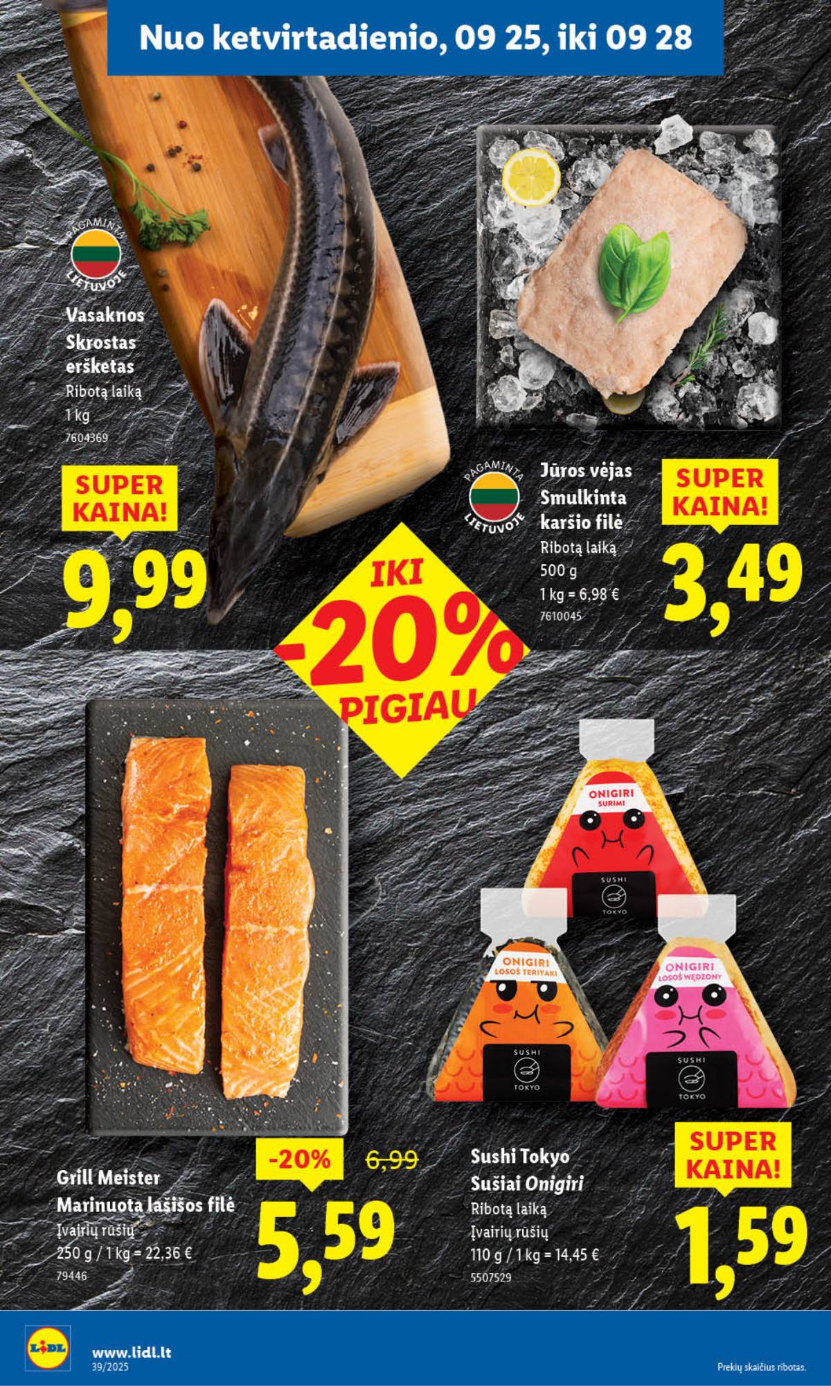 Lidl - LIDL SAVAITĖS Maisto prekių akcijų leidinys 48 puslapis