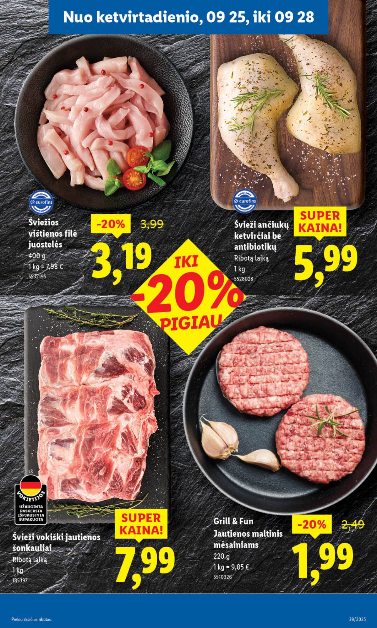 Lidl - LIDL SAVAITĖS Maisto prekių akcijų leidinys 49 puslapis