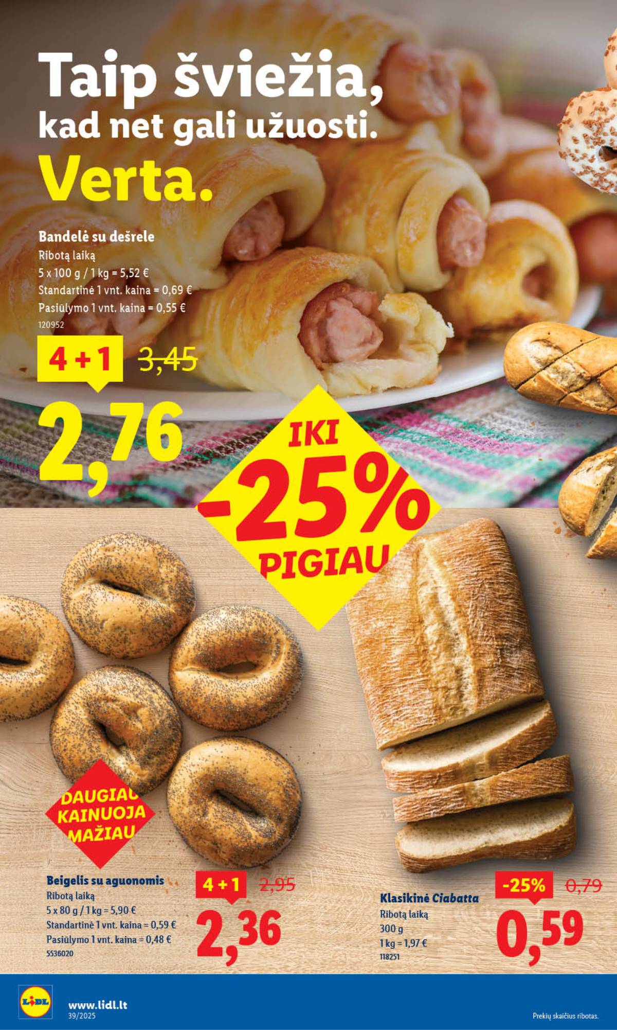 Lidl - LIDL SAVAITĖS Maisto prekių akcijų leidinys 6 puslapis