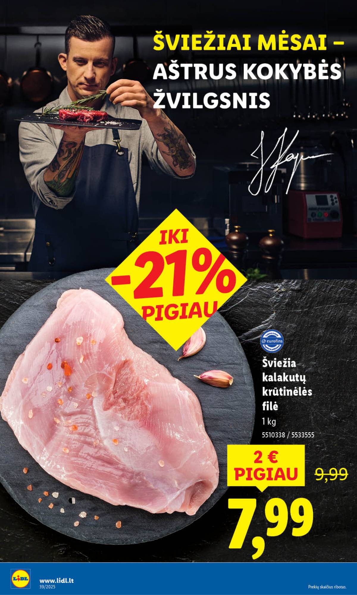 Lidl - LIDL SAVAITĖS Maisto prekių akcijų leidinys 8 puslapis