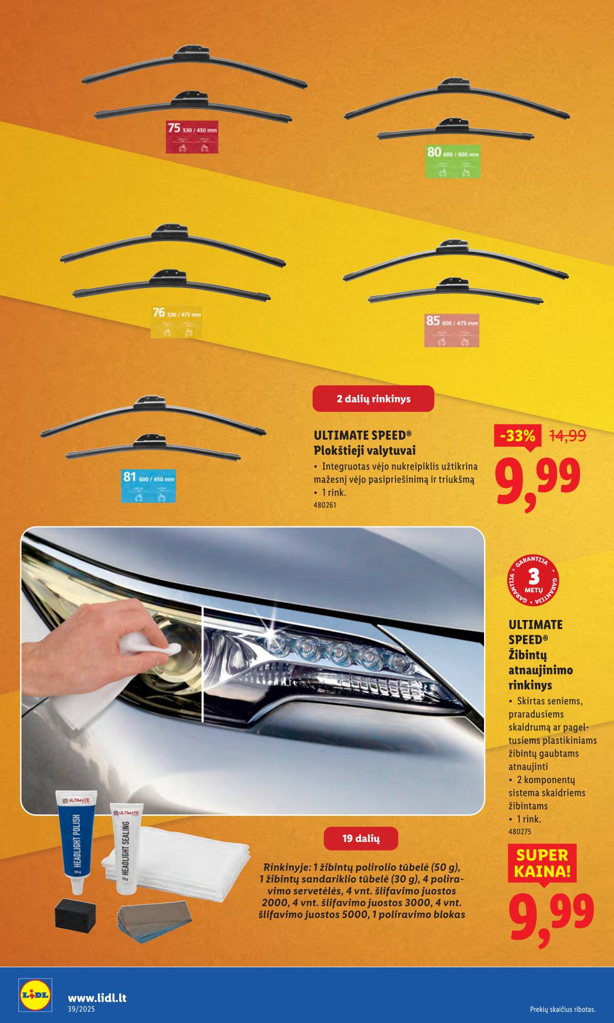 Lidl - LIDL Ne maisto prekių akcijų leidinys 10 puslapis
