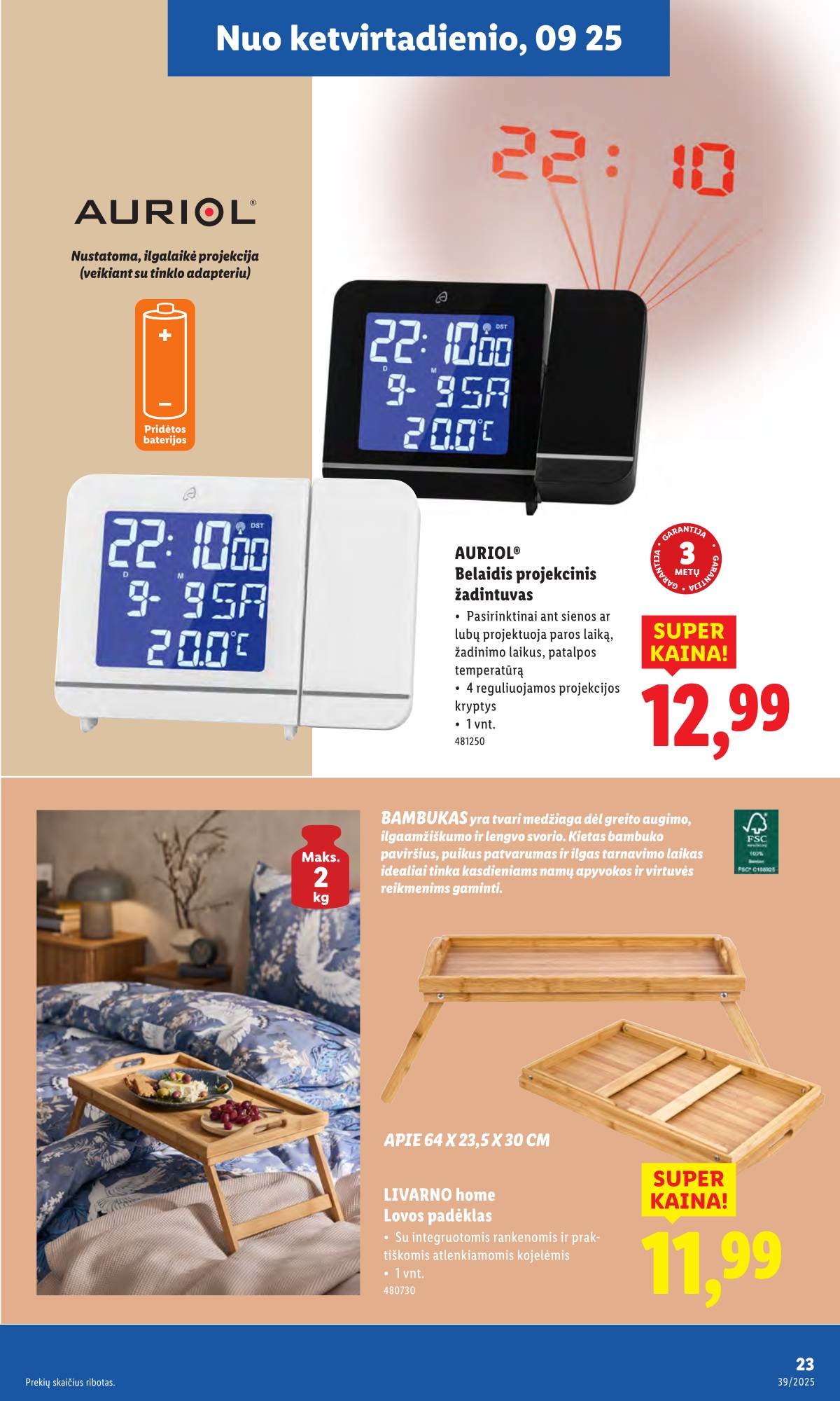 Lidl - LIDL Ne maisto prekių akcijų leidinys 23 puslapis
