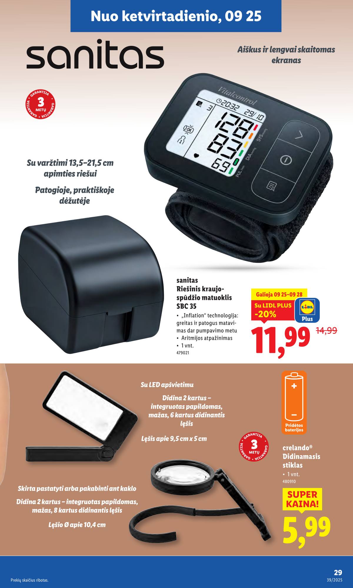 Lidl - LIDL Ne maisto prekių akcijų leidinys 29 puslapis