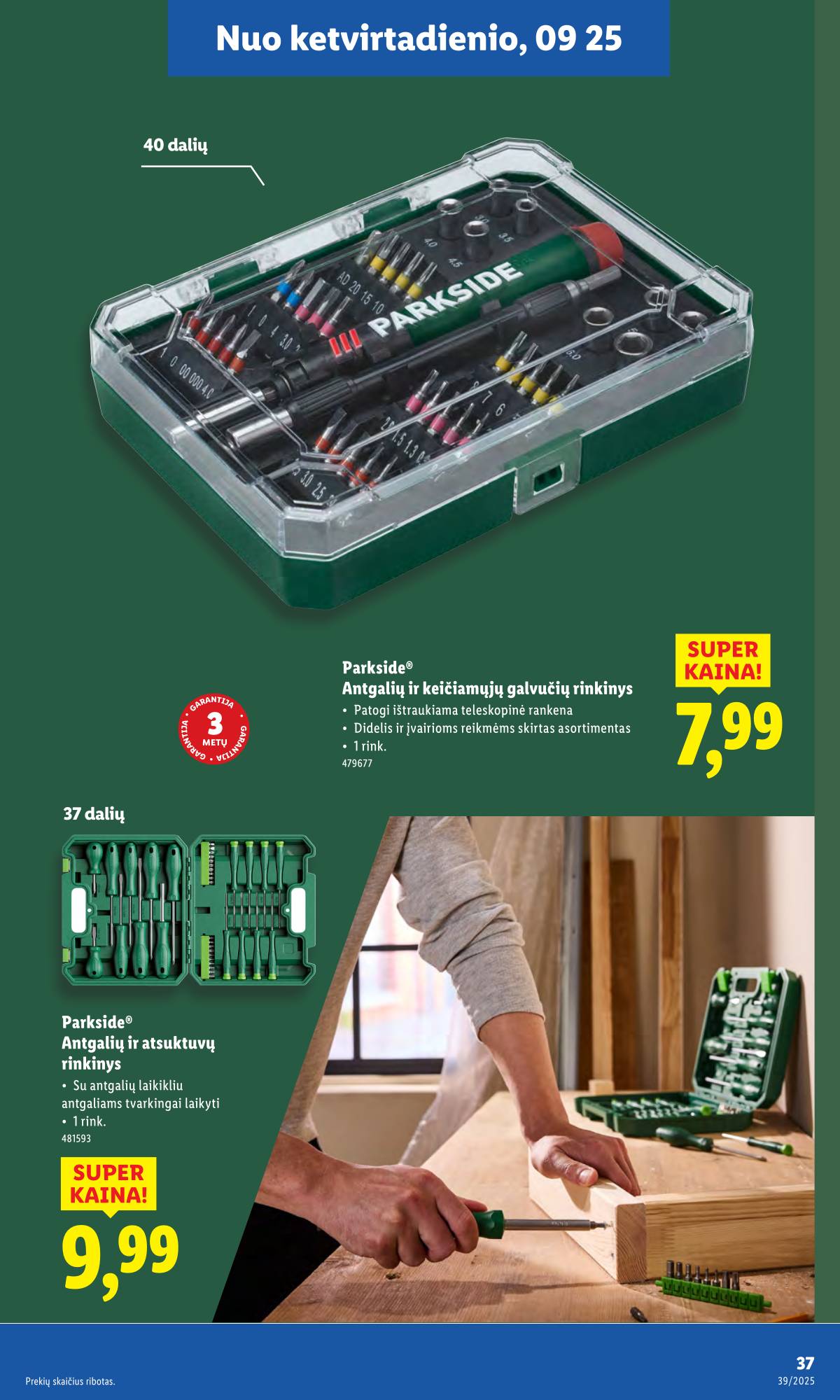Lidl - LIDL Ne maisto prekių akcijų leidinys 37 puslapis