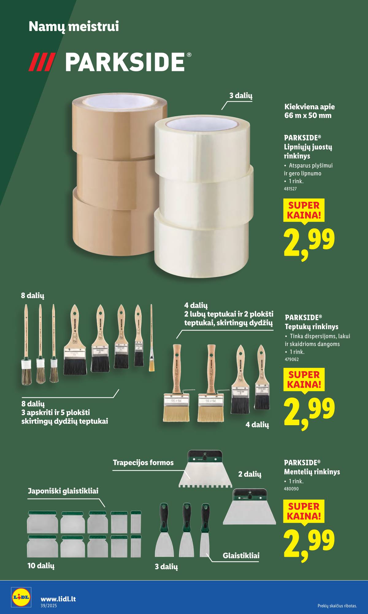 Lidl - LIDL Ne maisto prekių akcijų leidinys 38 puslapis