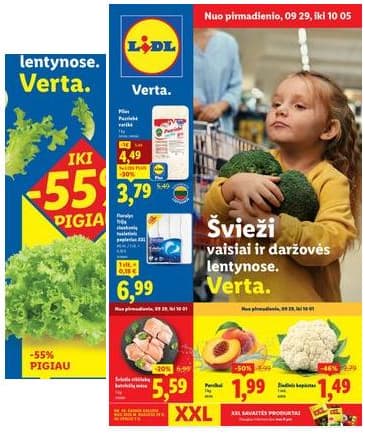 Lidl - LIDL SAVAITĖS Maisto prekių akcijų leidinys 2025-09-29 – 2025-10-05