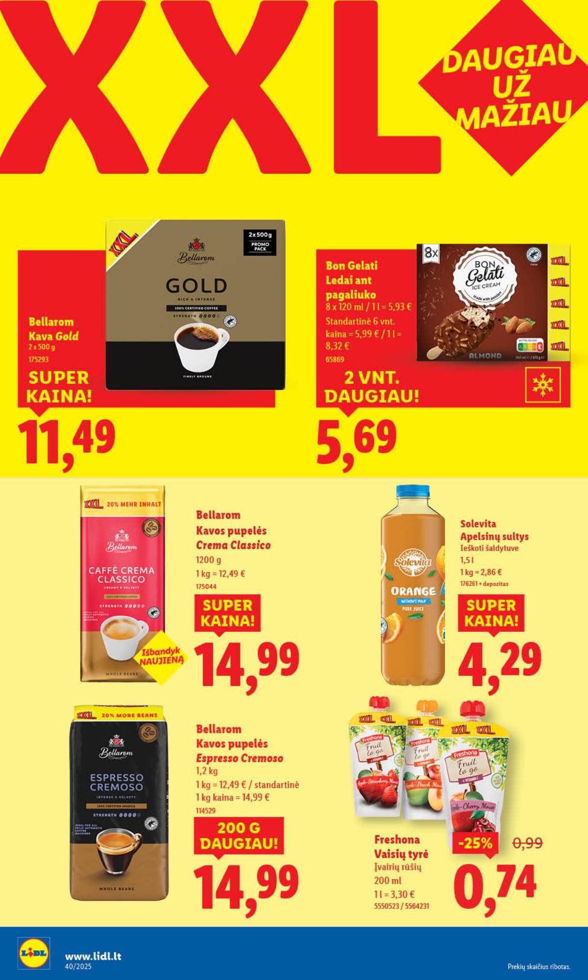 Lidl - LIDL SAVAITĖS Maisto prekių akcijų leidinys 12 puslapis