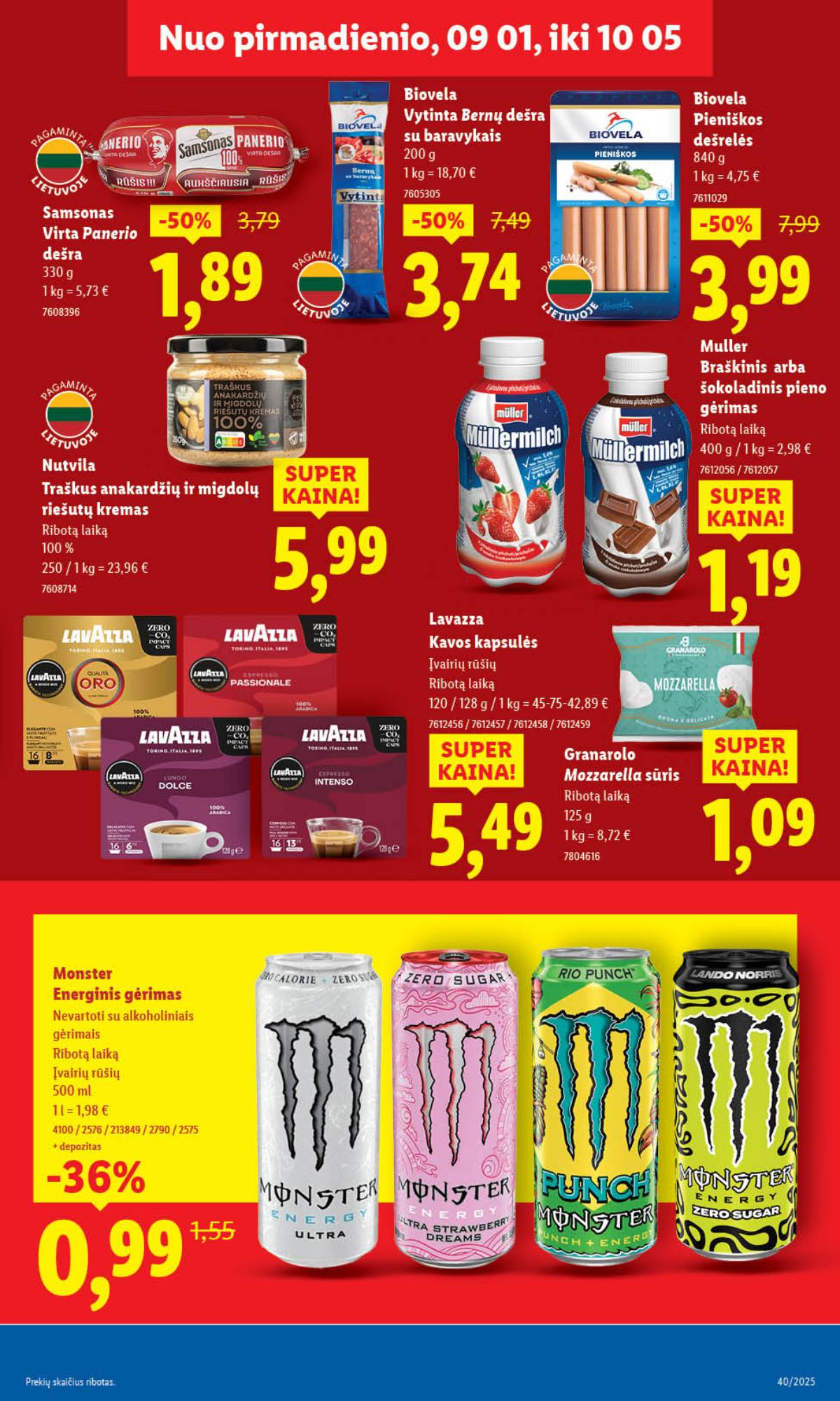 Lidl - LIDL SAVAITĖS Maisto prekių akcijų leidinys 17 puslapis