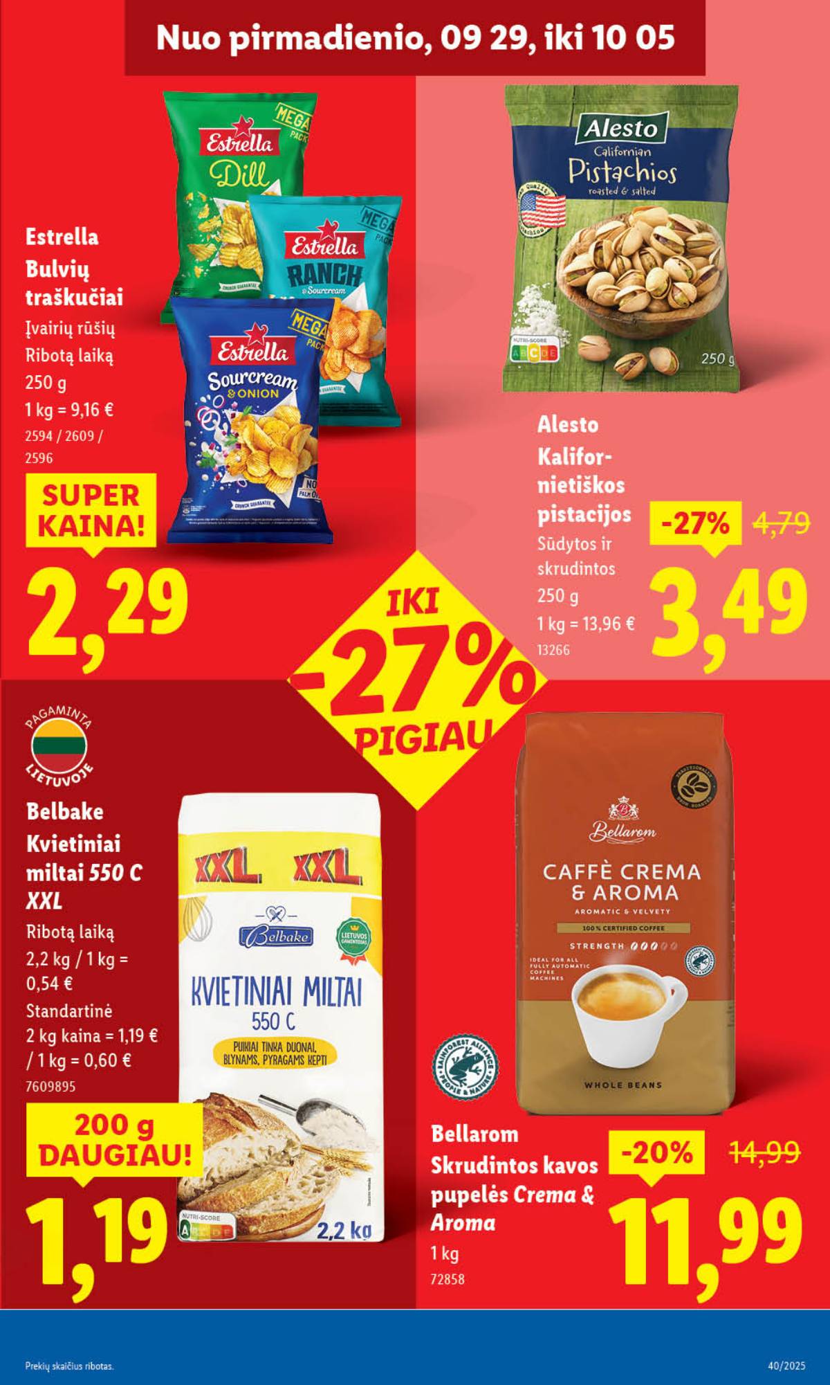 Lidl - LIDL SAVAITĖS Maisto prekių akcijų leidinys 21 puslapis