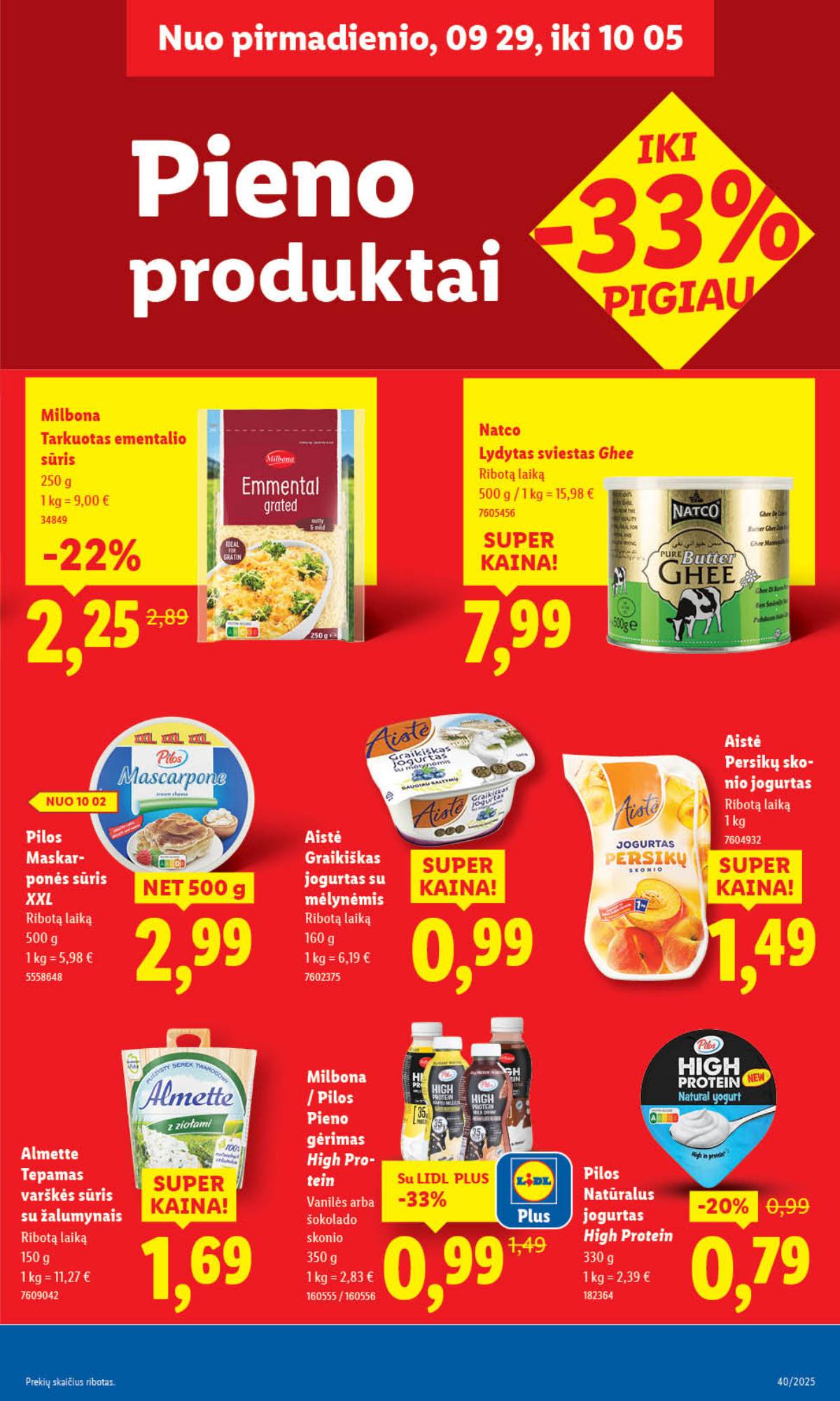 Lidl - LIDL SAVAITĖS Maisto prekių akcijų leidinys 23 puslapis