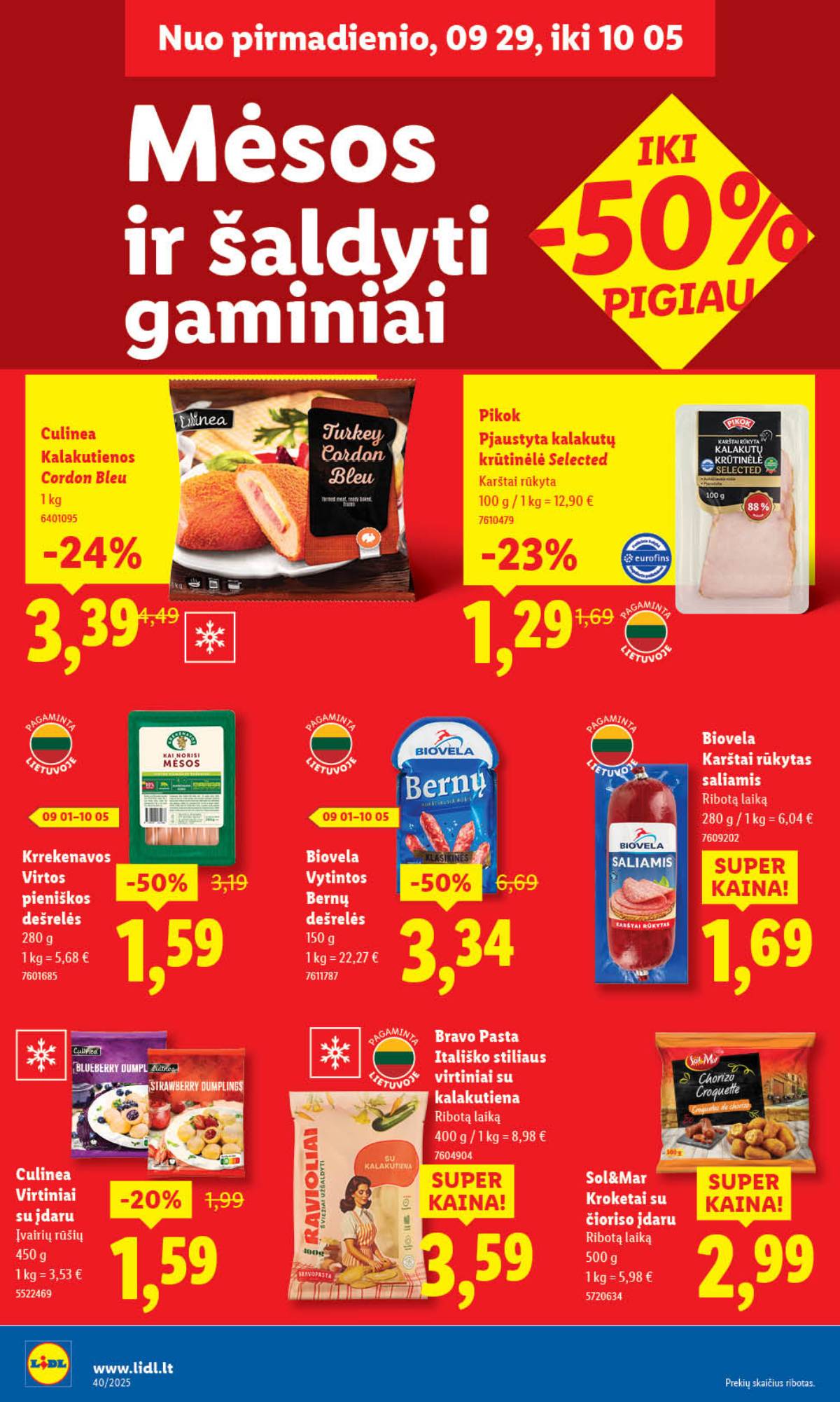 Lidl - LIDL SAVAITĖS Maisto prekių akcijų leidinys 24 puslapis