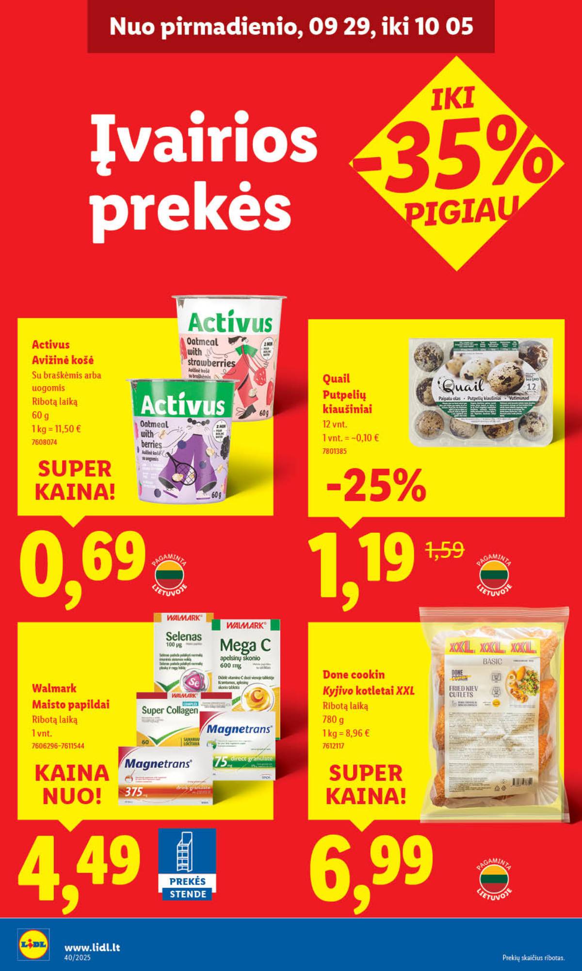 Lidl - LIDL SAVAITĖS Maisto prekių akcijų leidinys 26 puslapis