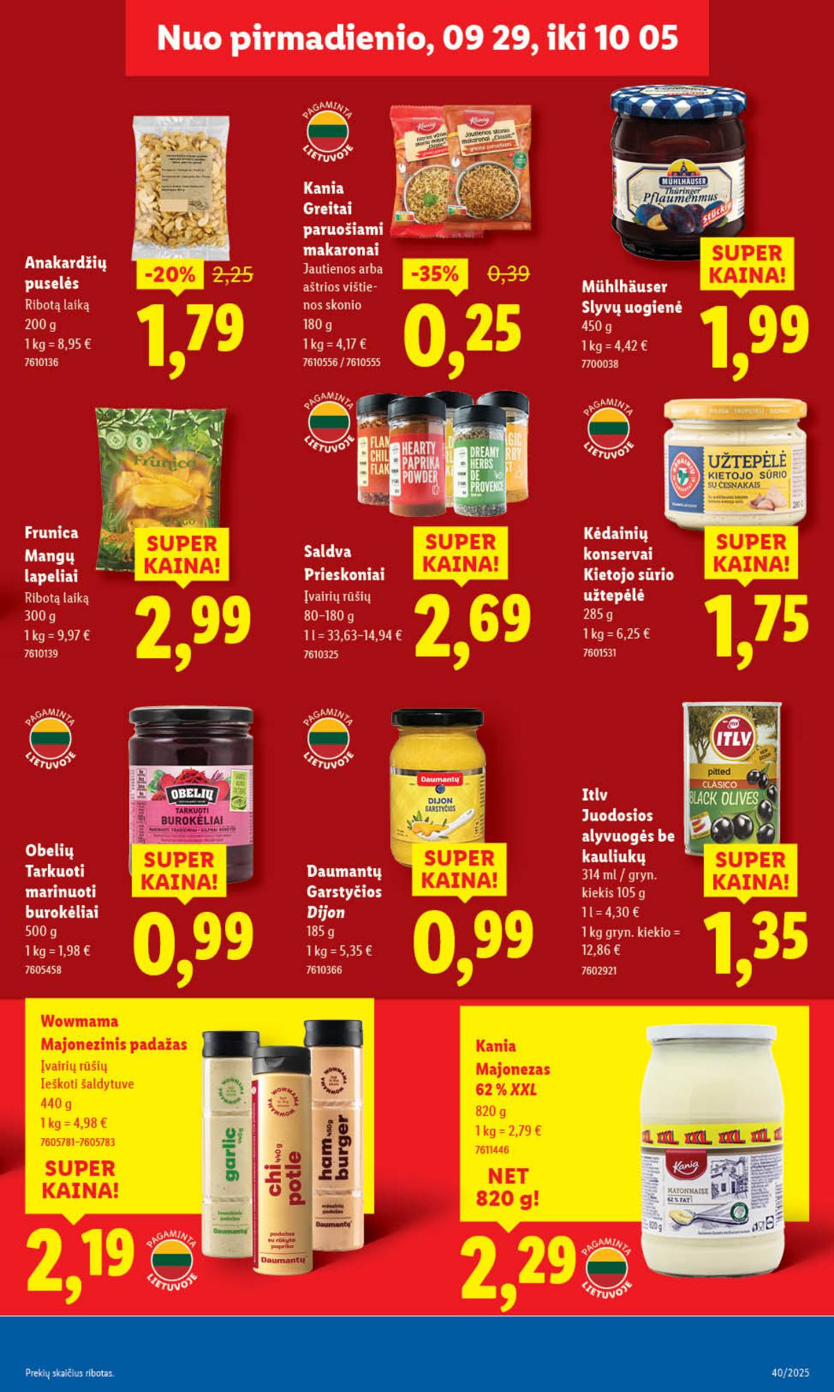 Lidl - LIDL SAVAITĖS Maisto prekių akcijų leidinys 27 puslapis