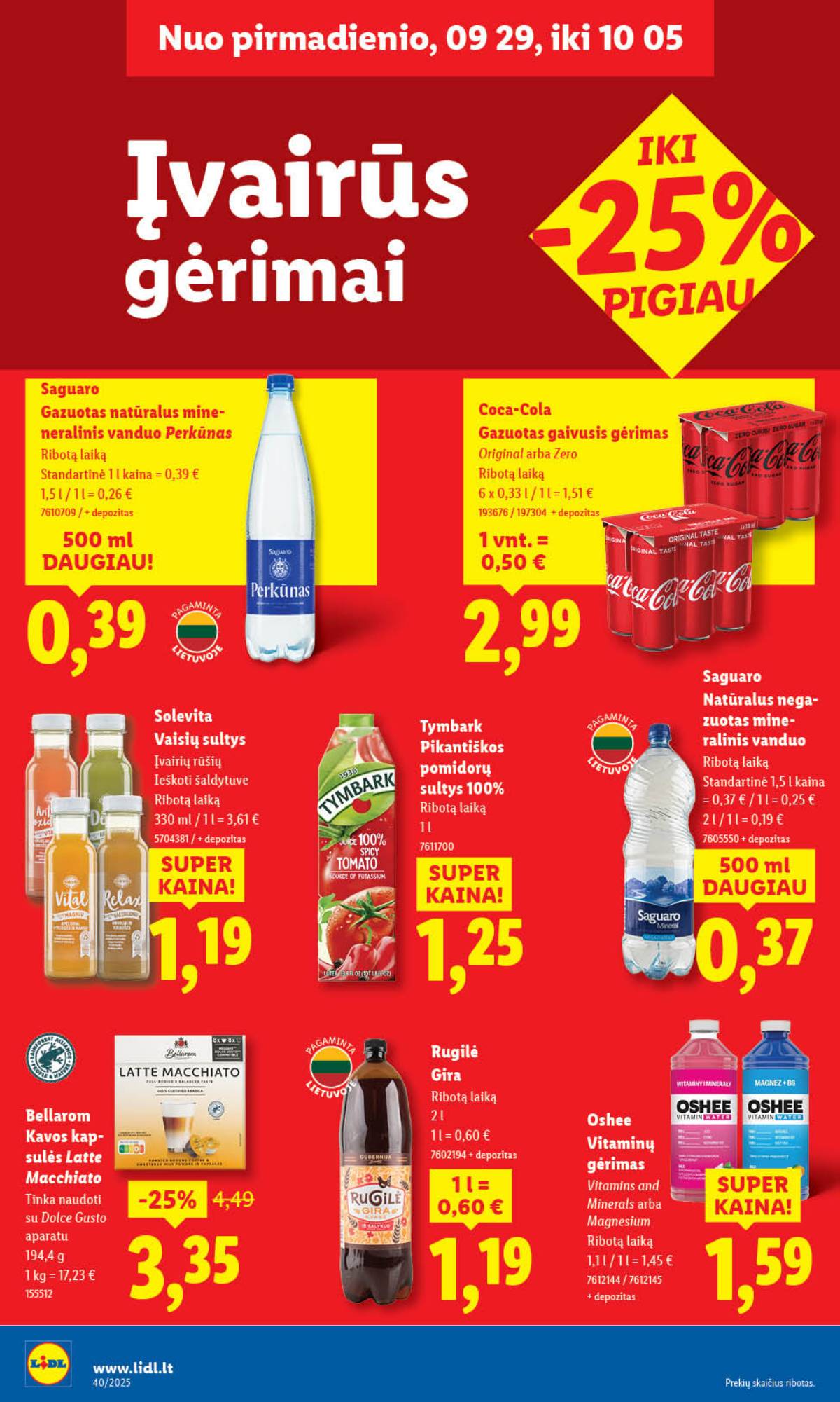 Lidl - LIDL SAVAITĖS Maisto prekių akcijų leidinys 28 puslapis