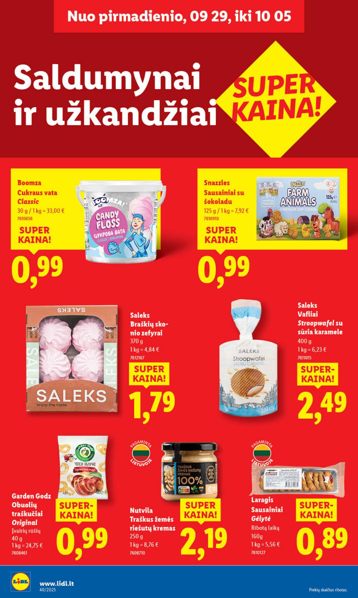 Lidl - LIDL SAVAITĖS Maisto prekių akcijų leidinys 30 puslapis