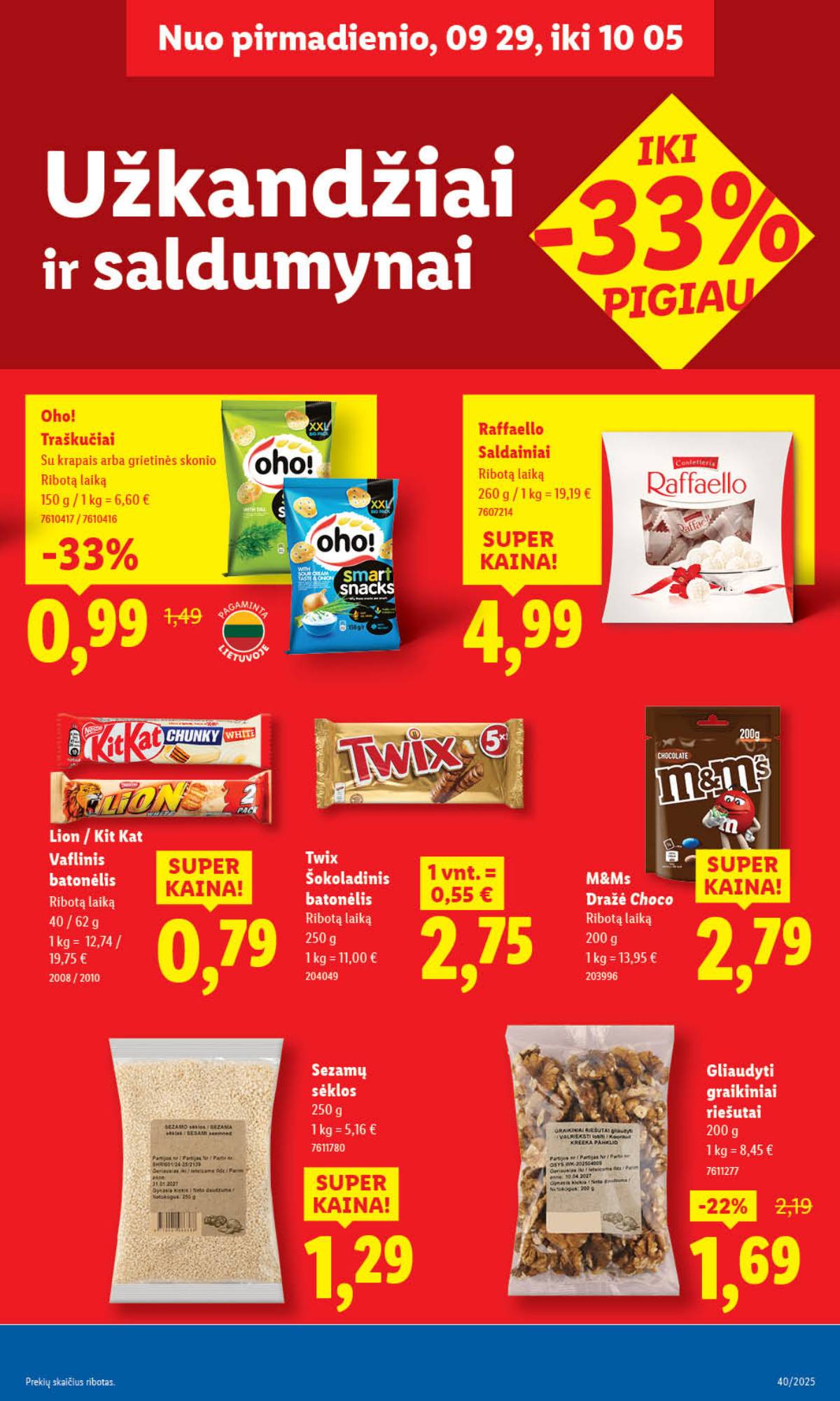 Lidl - LIDL SAVAITĖS Maisto prekių akcijų leidinys 31 puslapis