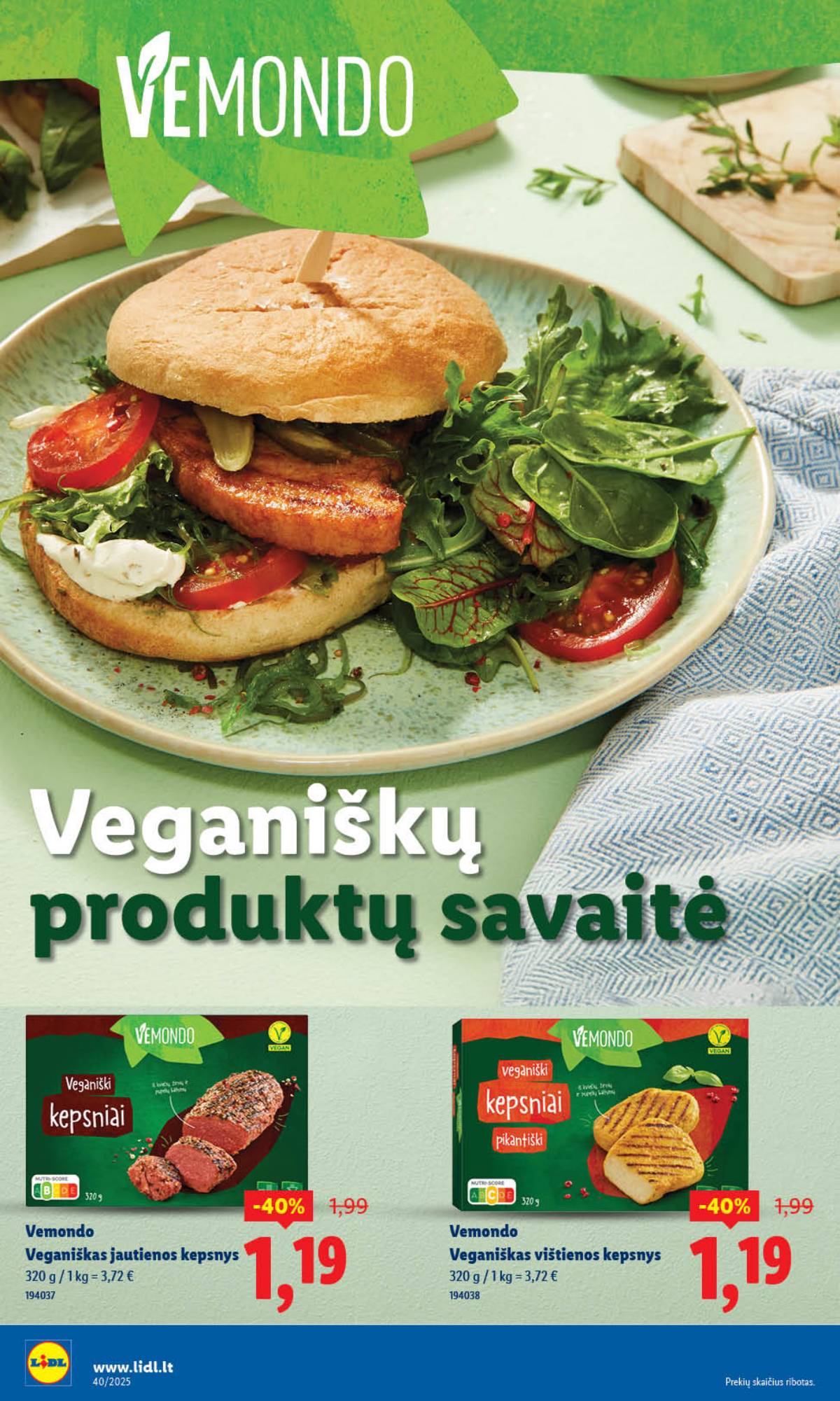 Lidl - LIDL SAVAITĖS Maisto prekių akcijų leidinys 34 puslapis