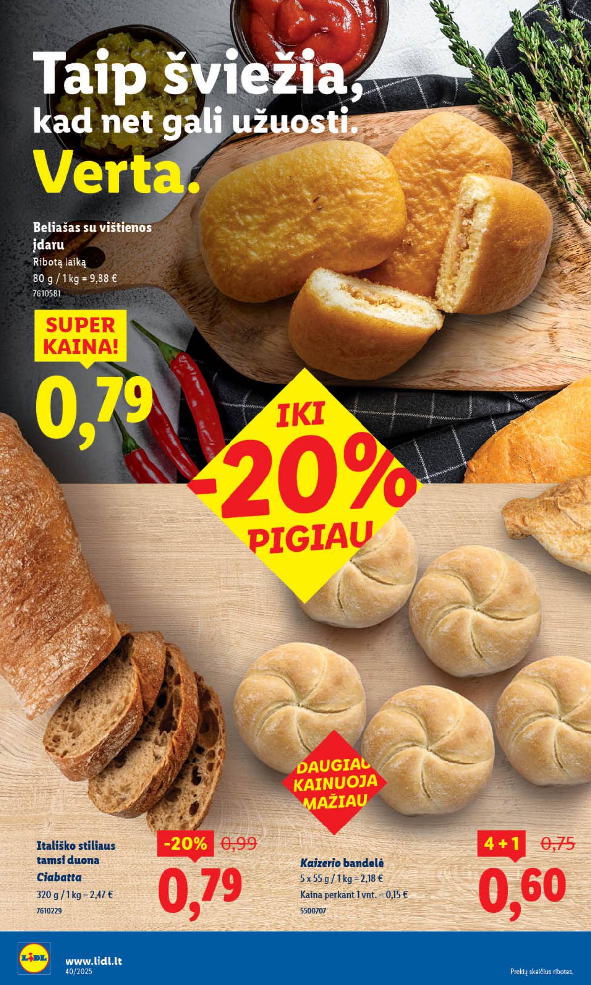 Lidl - LIDL SAVAITĖS Maisto prekių akcijų leidinys 4 puslapis
