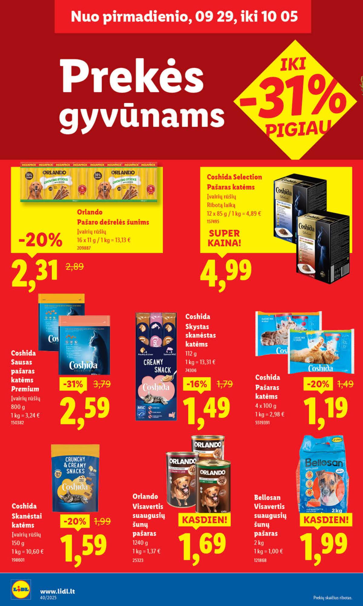 Lidl - LIDL SAVAITĖS Maisto prekių akcijų leidinys 42 puslapis