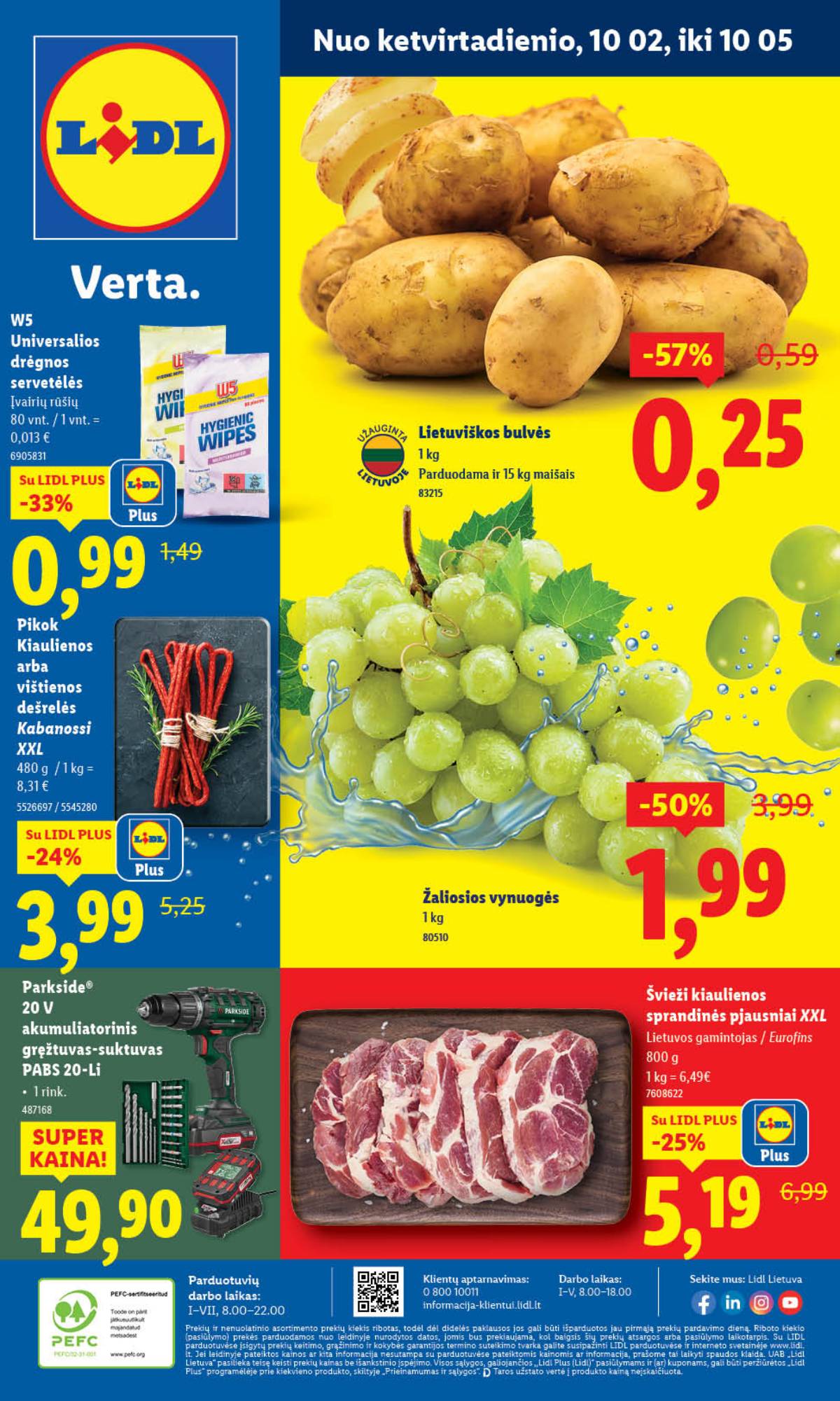 Lidl - LIDL SAVAITĖS Maisto prekių akcijų leidinys 48 puslapis