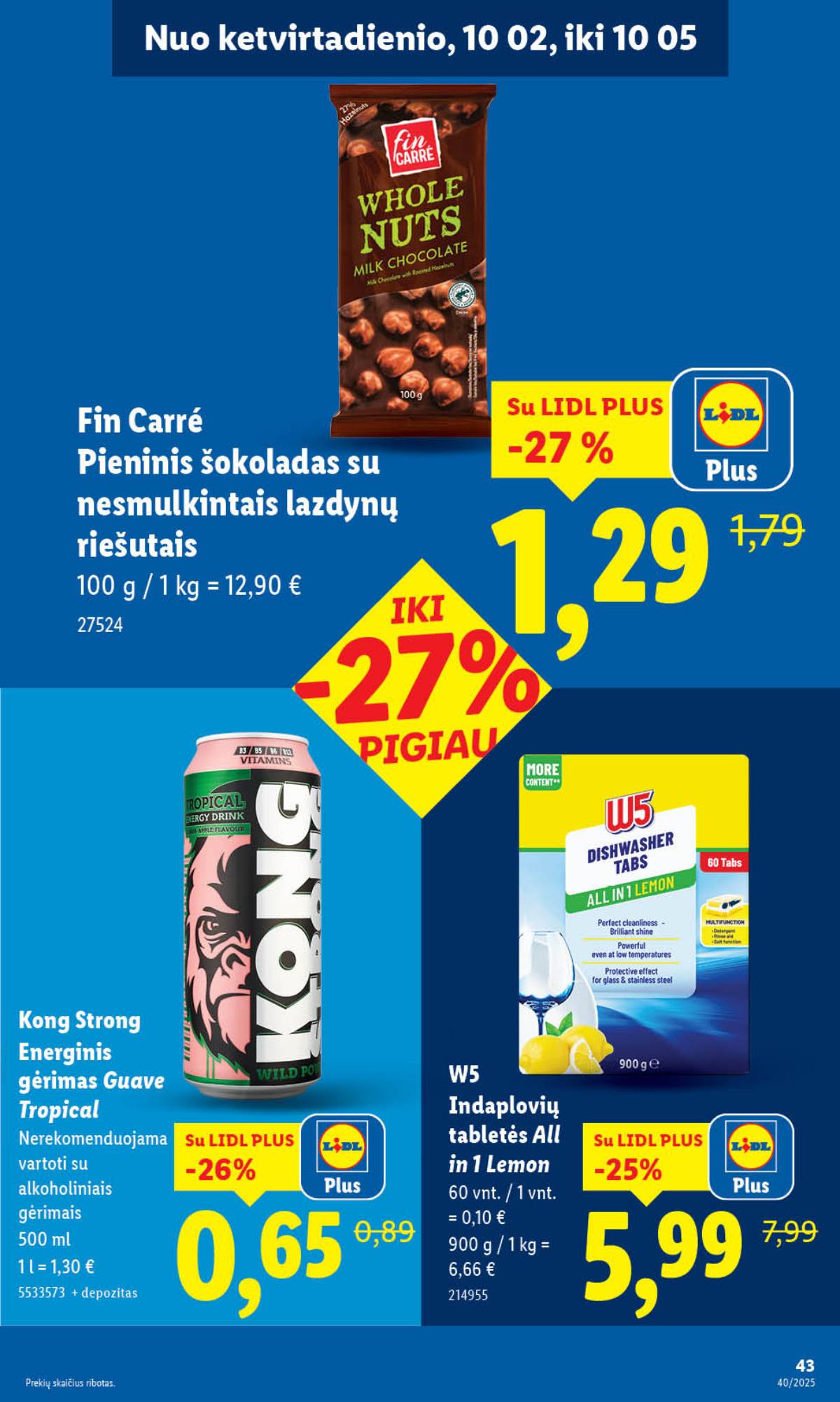 Lidl - LIDL SAVAITĖS Maisto prekių akcijų leidinys 51 puslapis