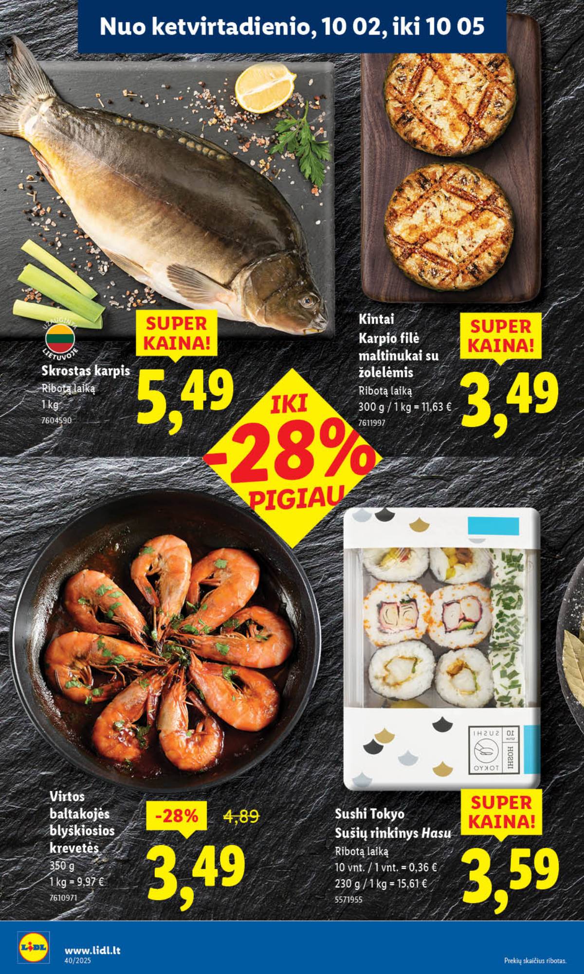Lidl - LIDL SAVAITĖS Maisto prekių akcijų leidinys 52 puslapis
