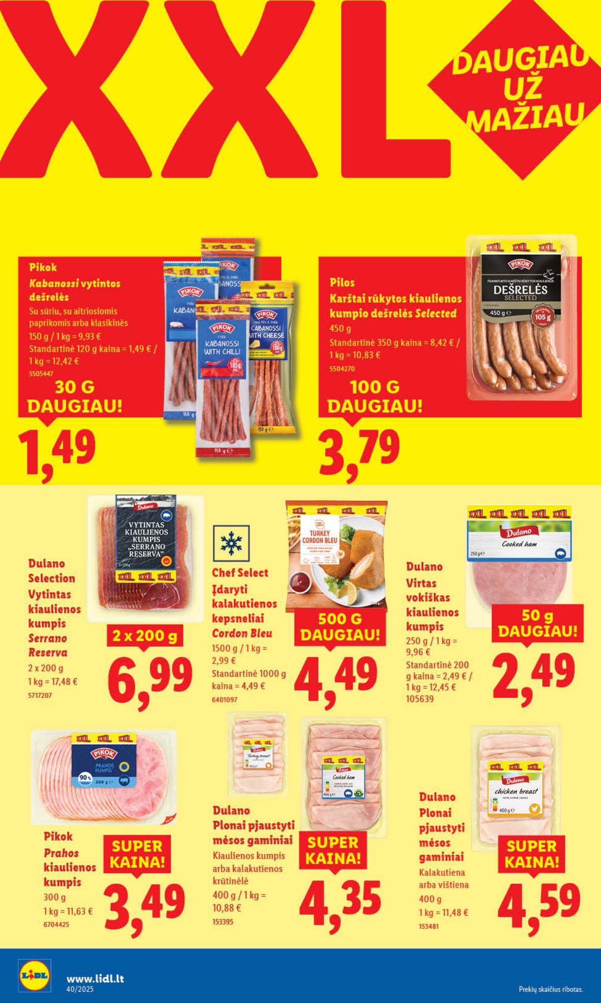 Lidl - LIDL SAVAITĖS Maisto prekių akcijų leidinys 8 puslapis