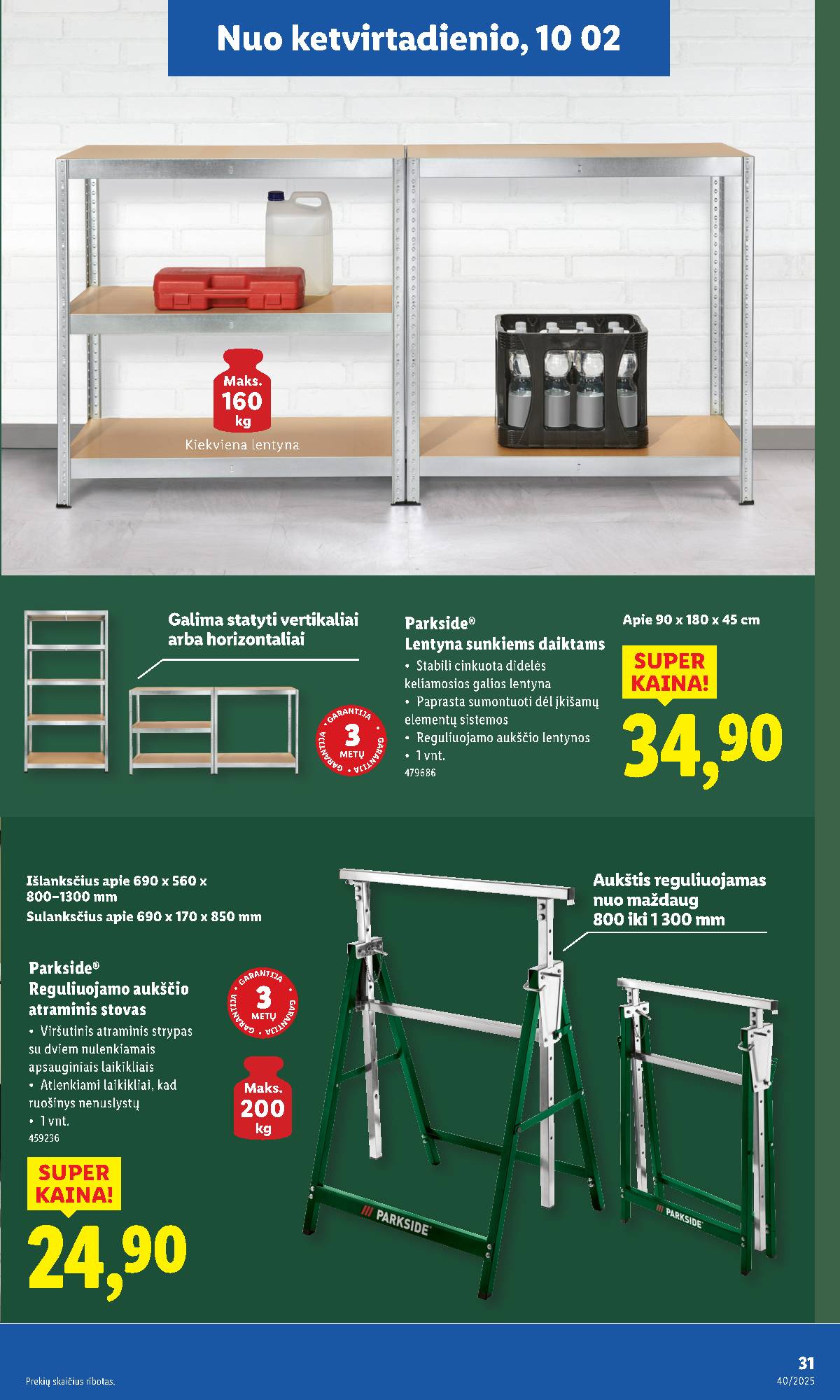 Lidl - LIDL Ne maisto prekių akcijų leidinys 31 puslapis