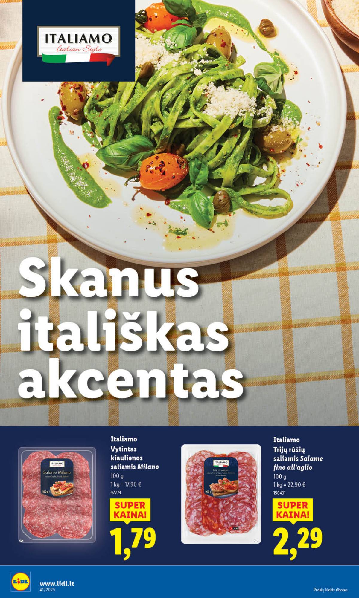 Lidl - LIDL SAVAITĖS Maisto prekių akcijų leidinys 10 puslapis