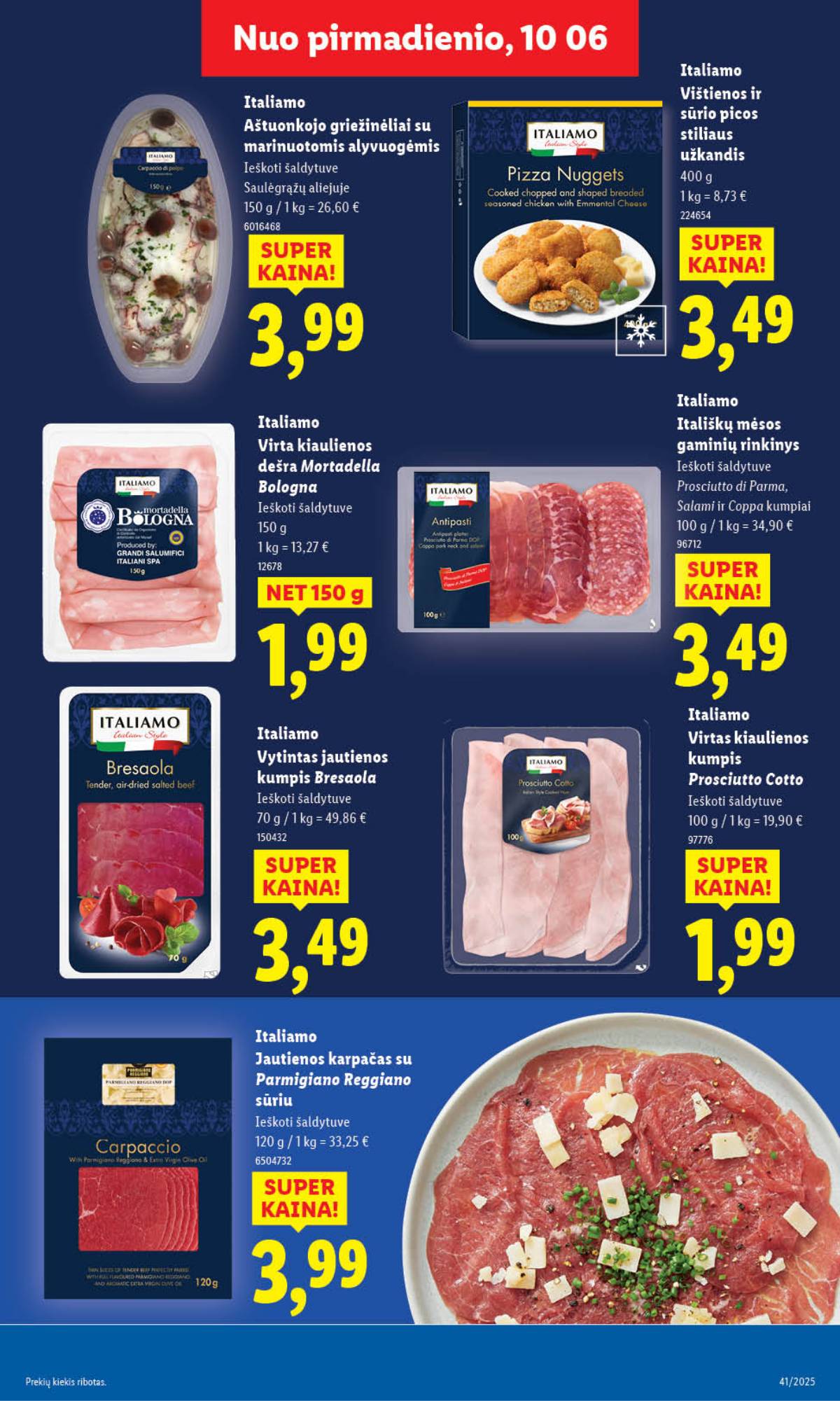Lidl - LIDL SAVAITĖS Maisto prekių akcijų leidinys 11 puslapis