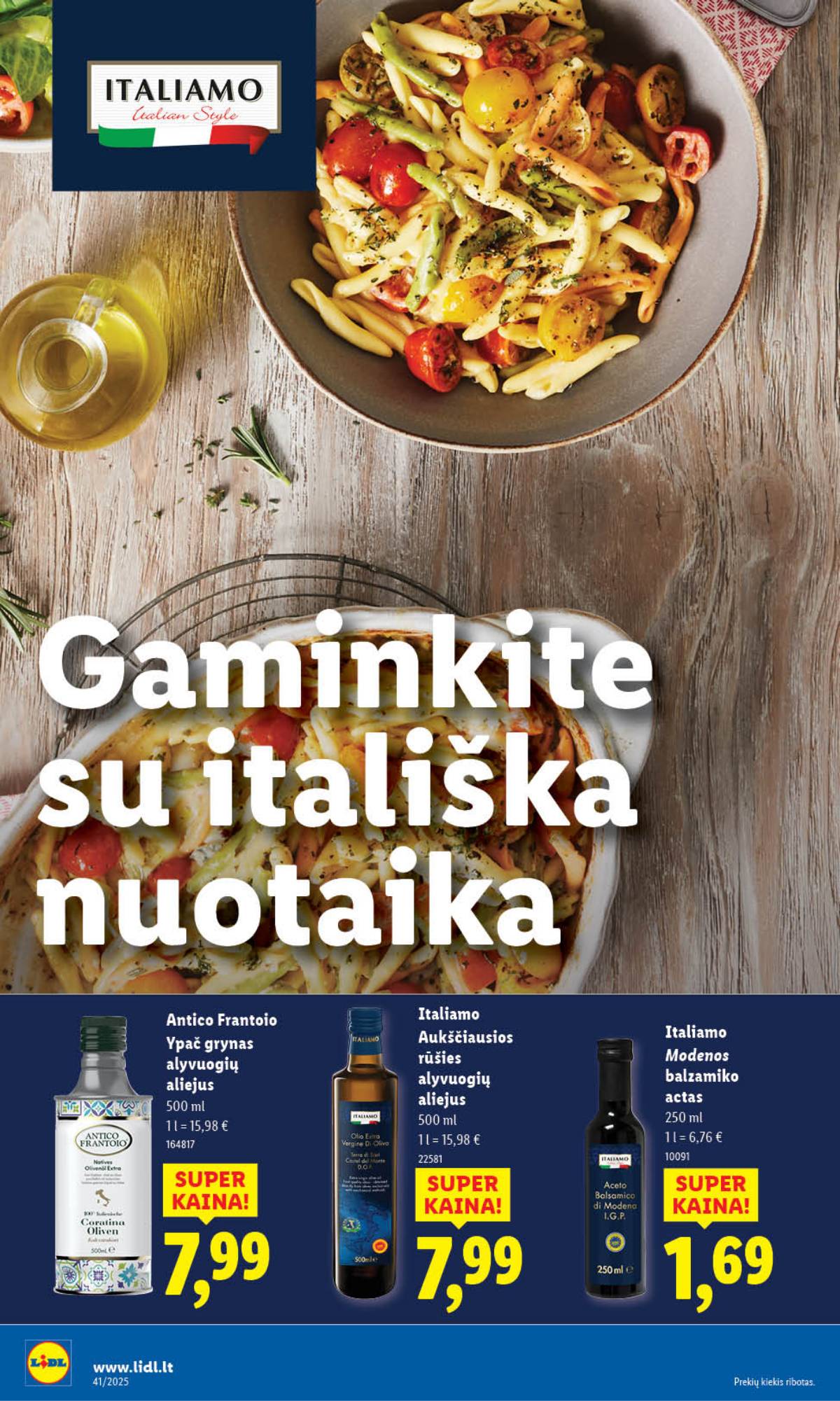 Lidl - LIDL SAVAITĖS Maisto prekių akcijų leidinys 18 puslapis