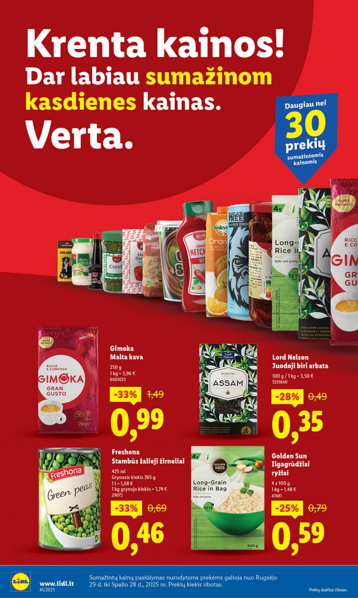 Lidl - LIDL SAVAITĖS Maisto prekių akcijų leidinys 2 puslapis