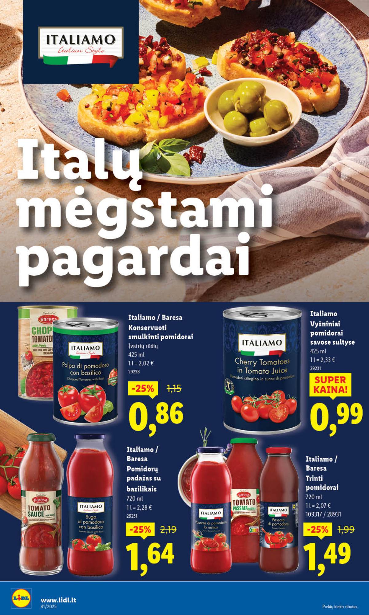 Lidl - LIDL SAVAITĖS Maisto prekių akcijų leidinys 20 puslapis