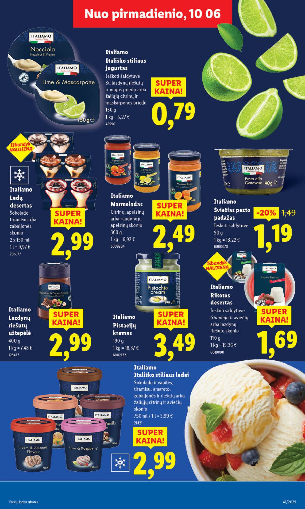Lidl - LIDL SAVAITĖS Maisto prekių akcijų leidinys 25 puslapis