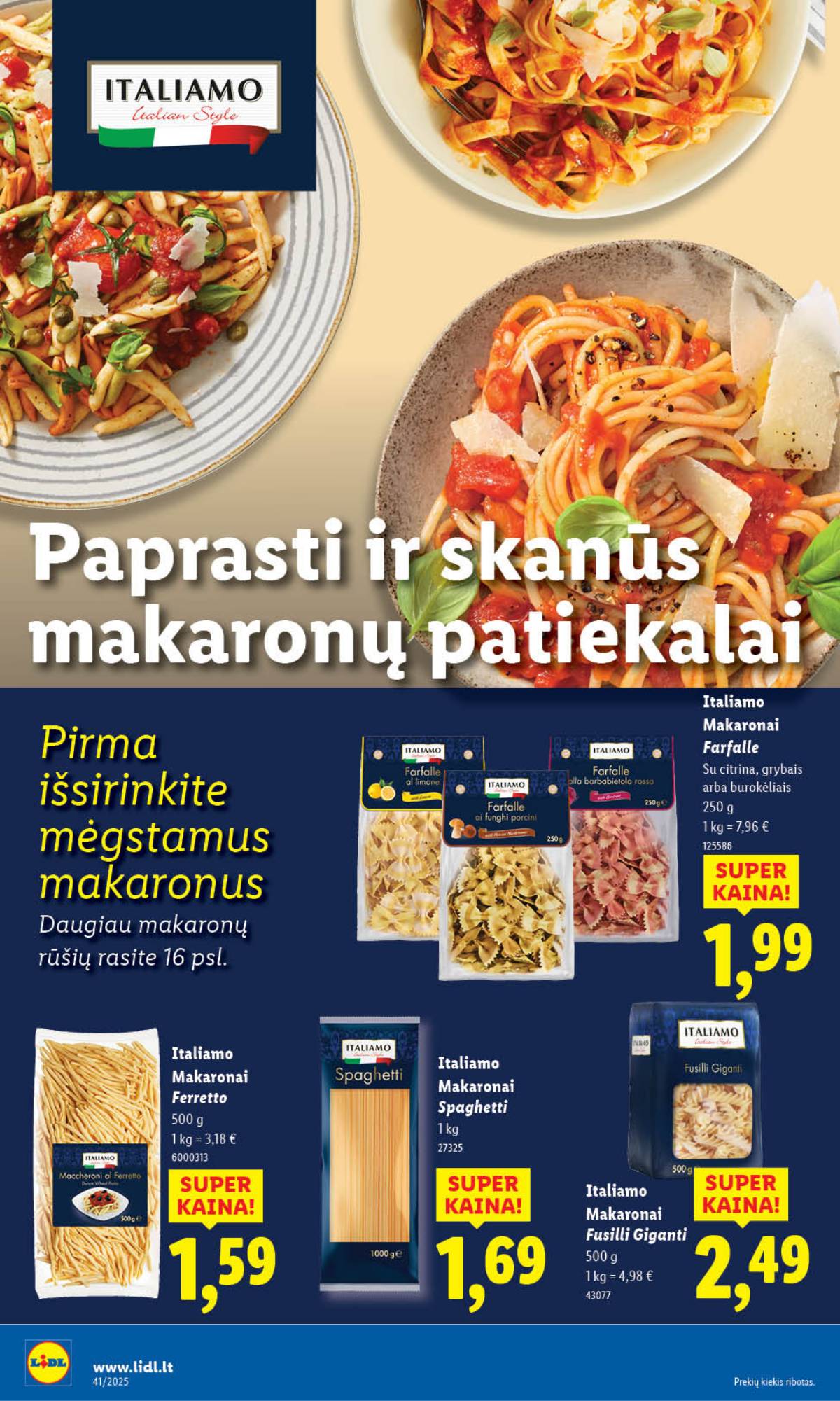 Lidl - LIDL SAVAITĖS Maisto prekių akcijų leidinys 26 puslapis