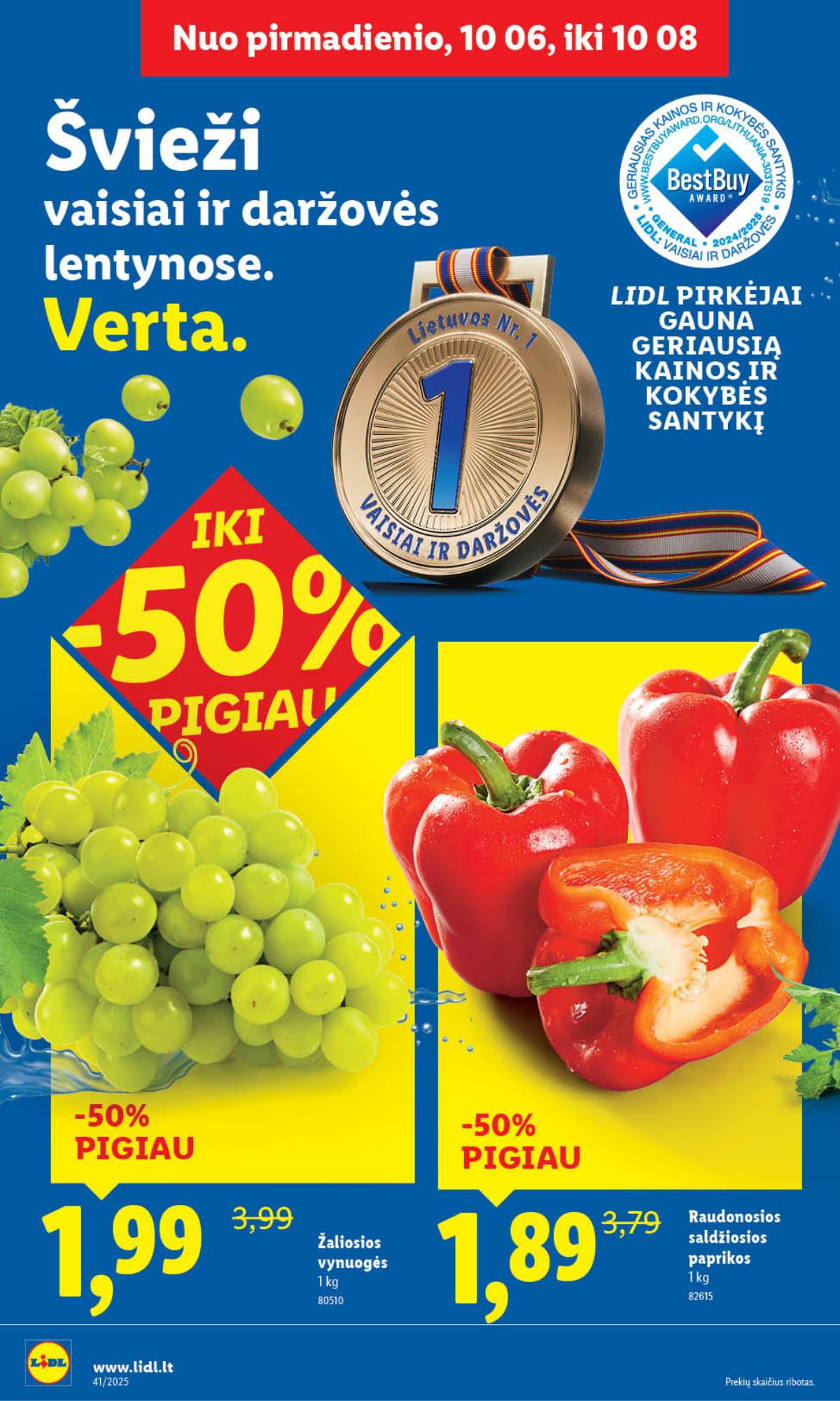 Lidl - LIDL SAVAITĖS Maisto prekių akcijų leidinys 4 puslapis
