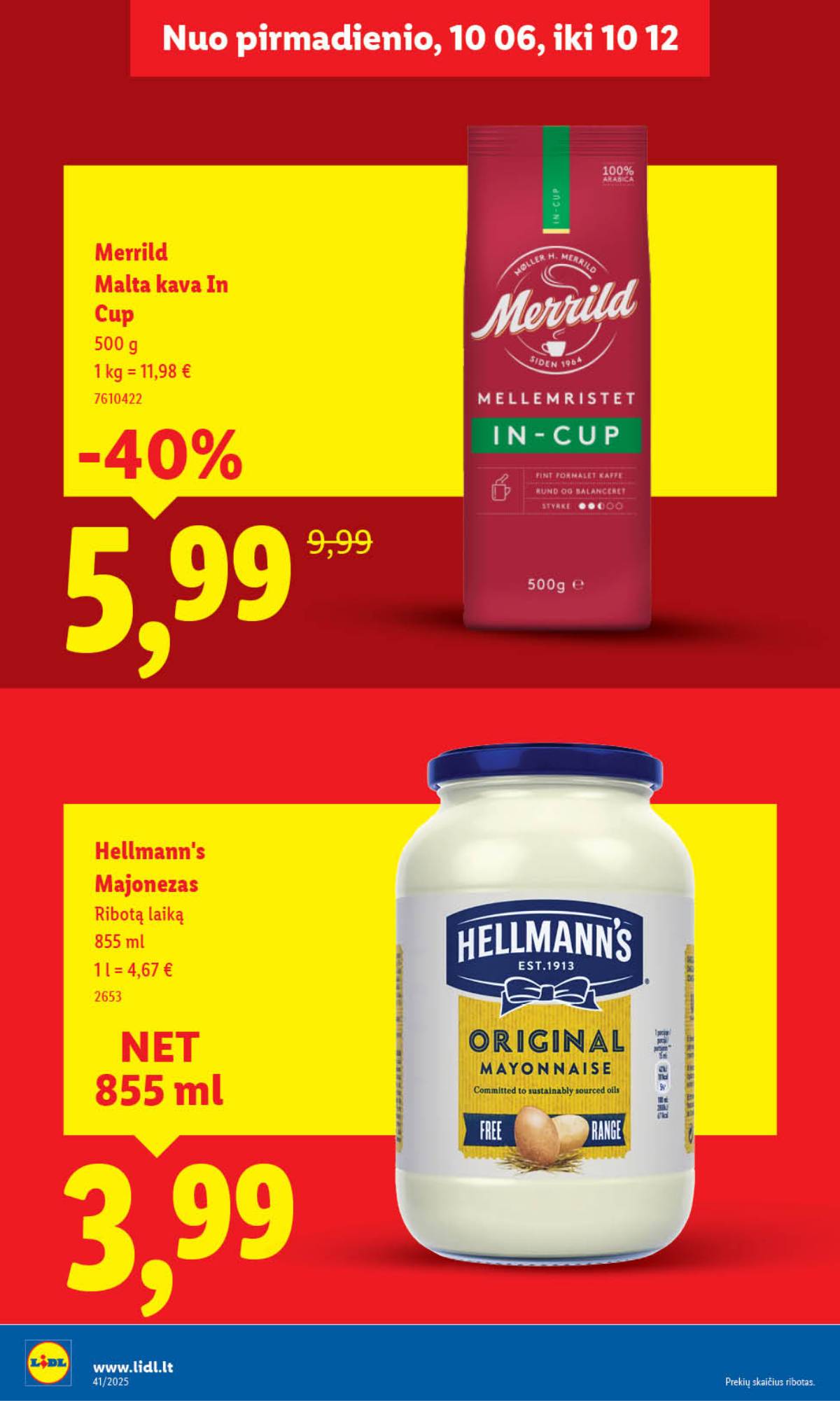 Lidl - LIDL SAVAITĖS Maisto prekių akcijų leidinys 42 puslapis