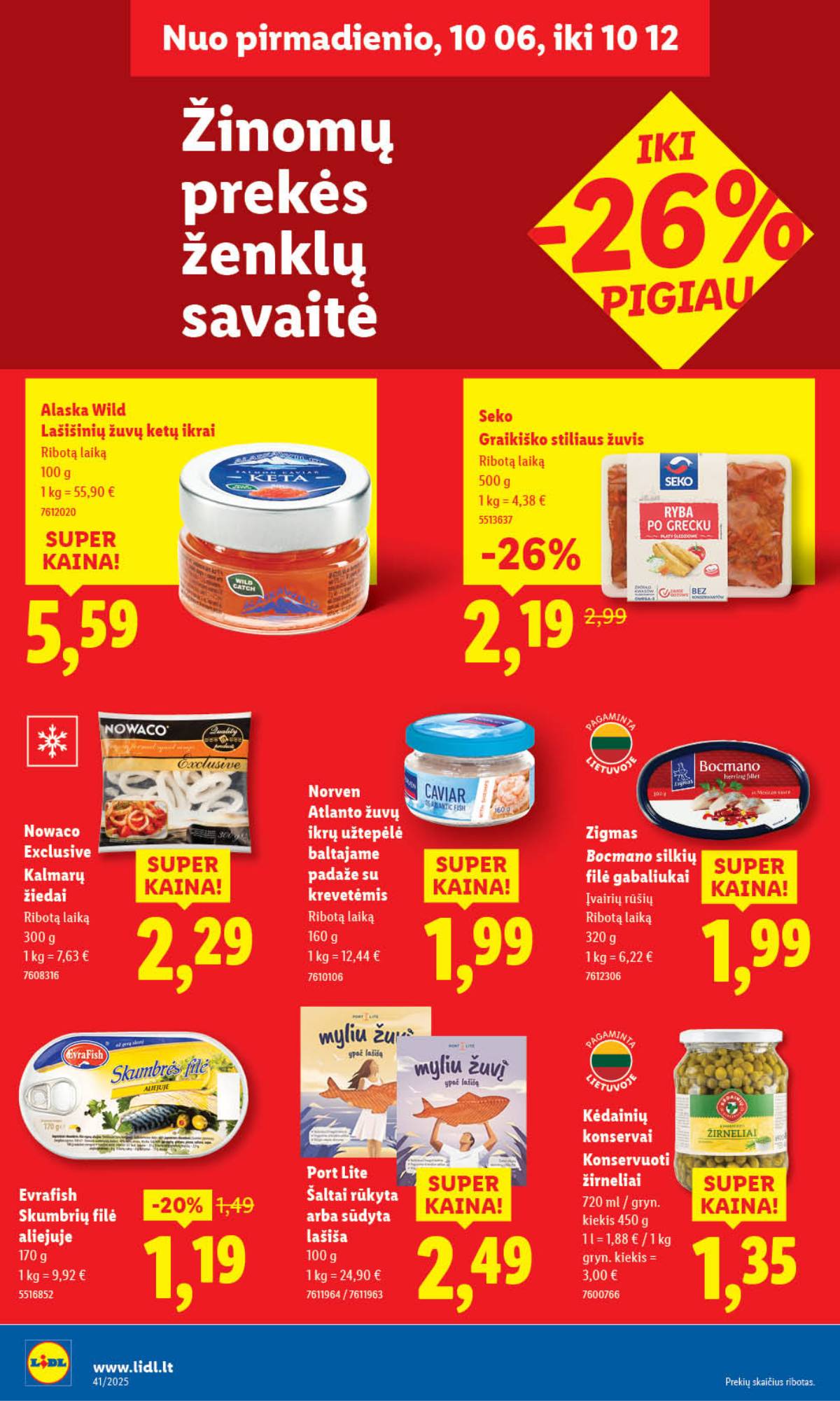 Lidl - LIDL SAVAITĖS Maisto prekių akcijų leidinys 44 puslapis