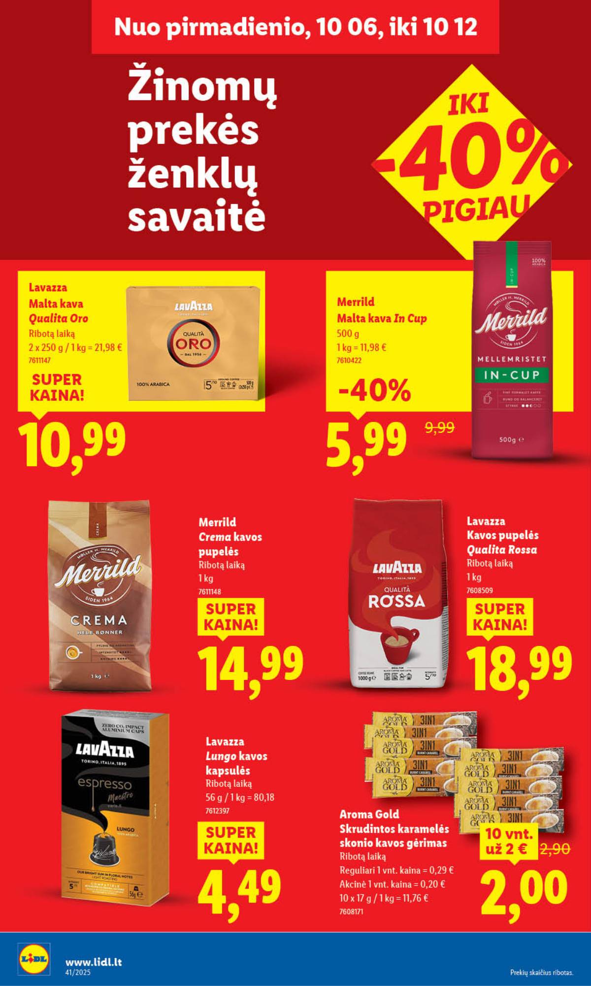 Lidl - LIDL SAVAITĖS Maisto prekių akcijų leidinys 48 puslapis