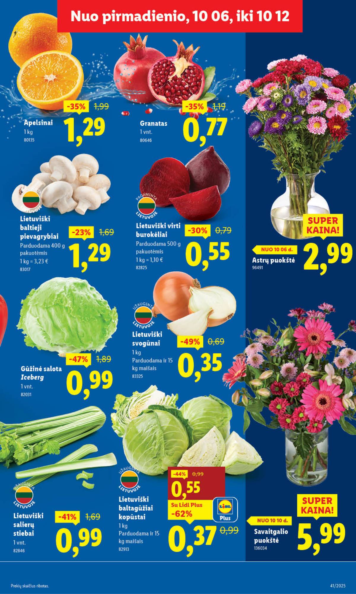 Lidl - LIDL SAVAITĖS Maisto prekių akcijų leidinys 5 puslapis