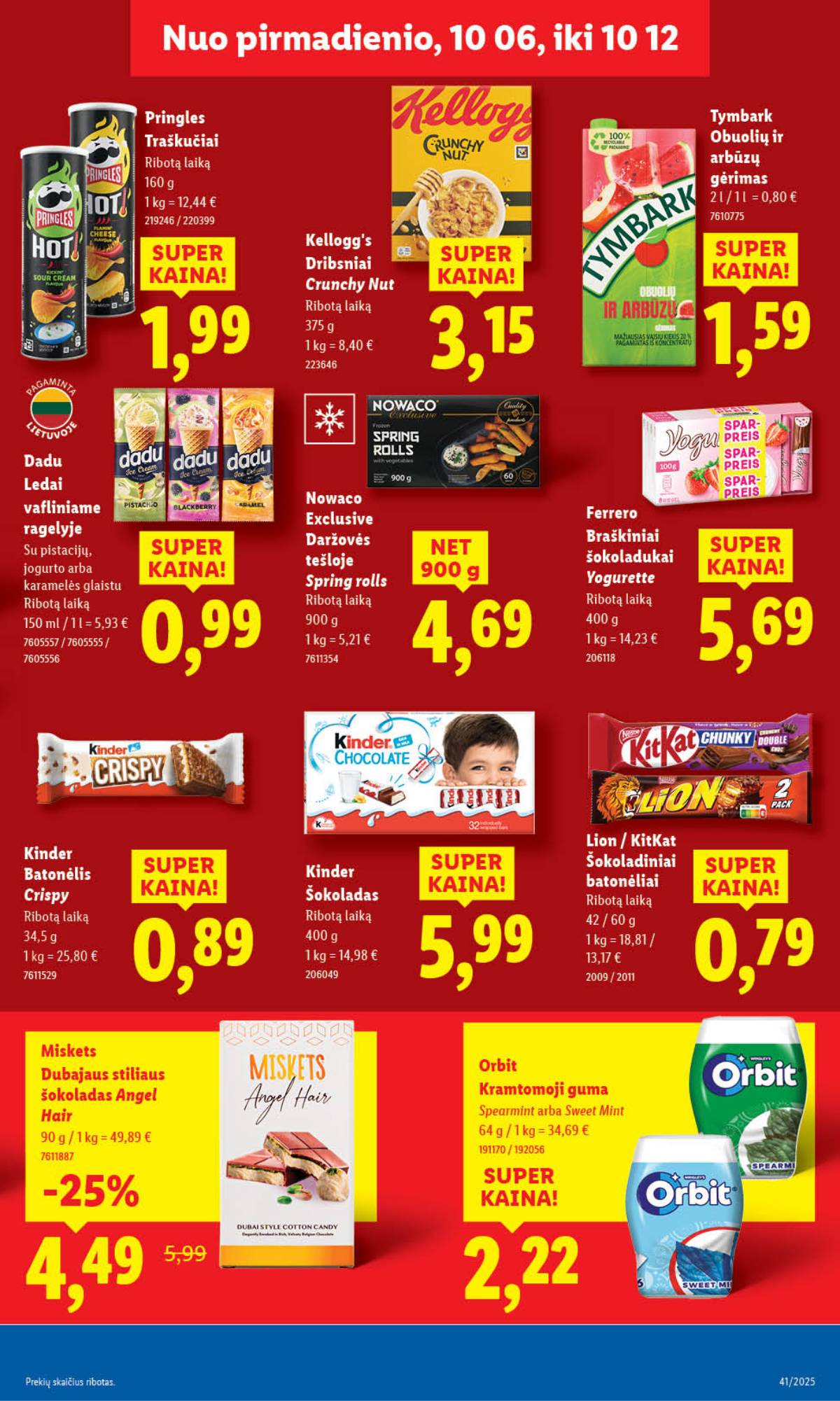 Lidl - LIDL SAVAITĖS Maisto prekių akcijų leidinys 51 puslapis