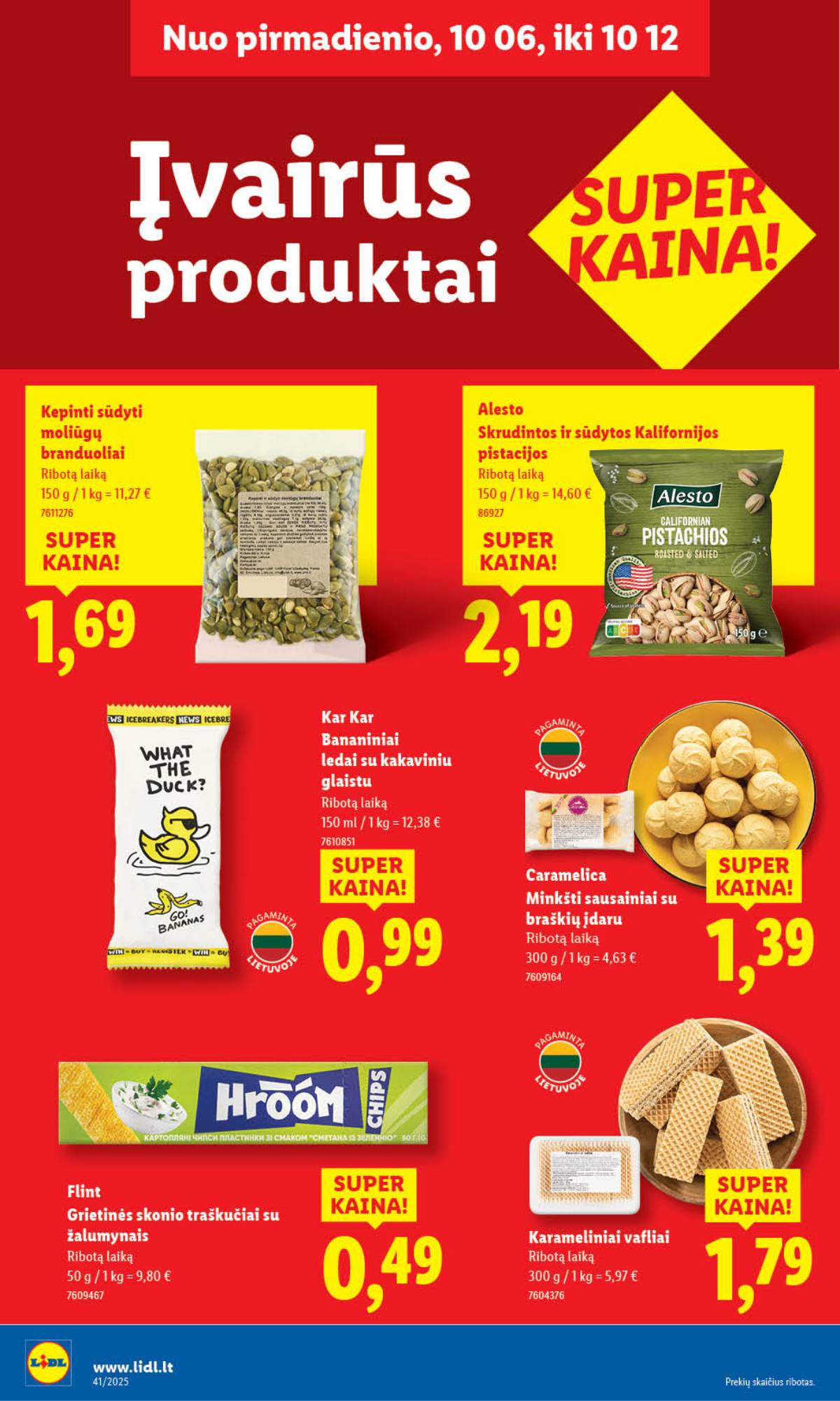 Lidl - LIDL SAVAITĖS Maisto prekių akcijų leidinys 56 puslapis