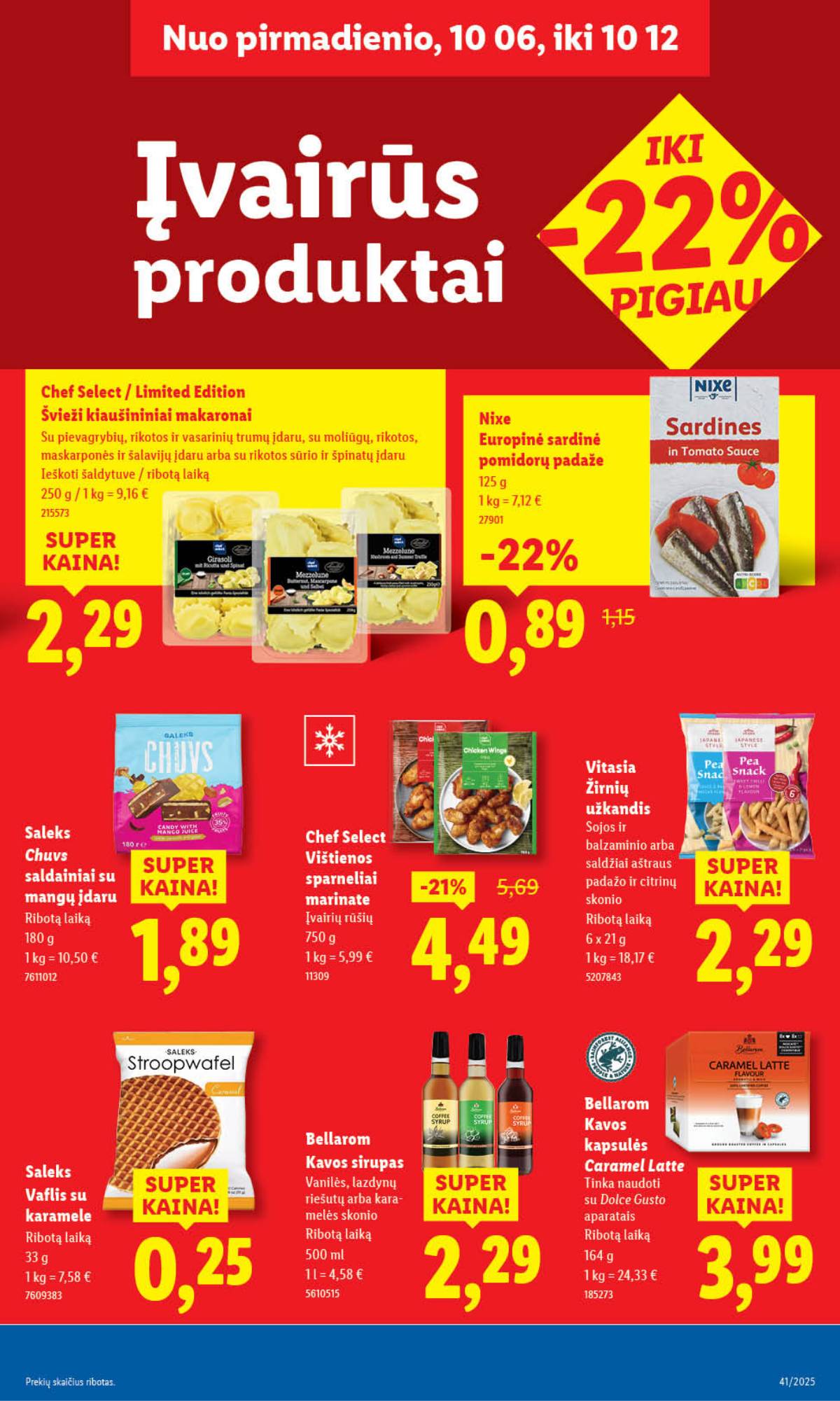 Lidl - LIDL SAVAITĖS Maisto prekių akcijų leidinys 57 puslapis